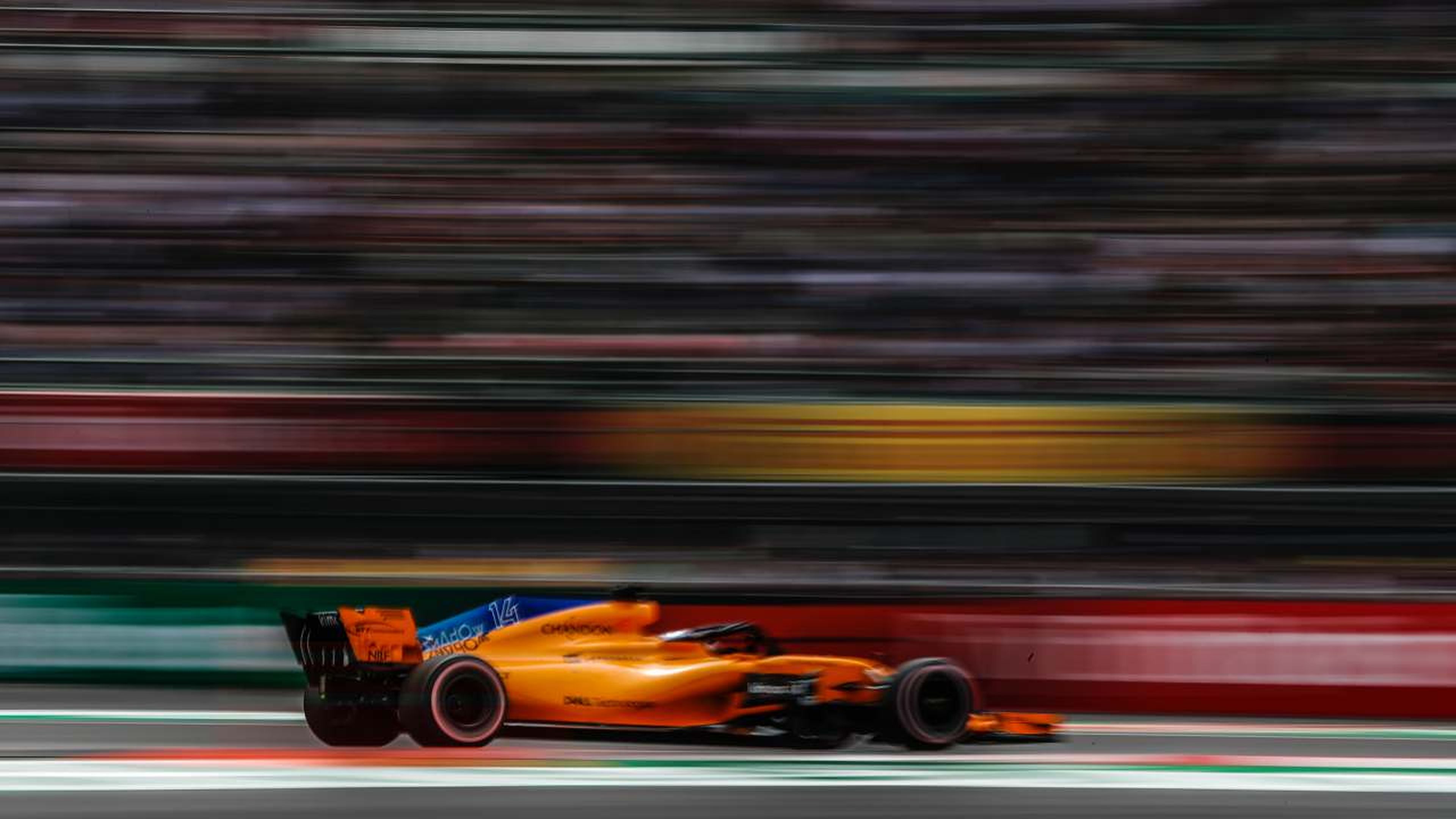 Fernando Alonso en el GP México
