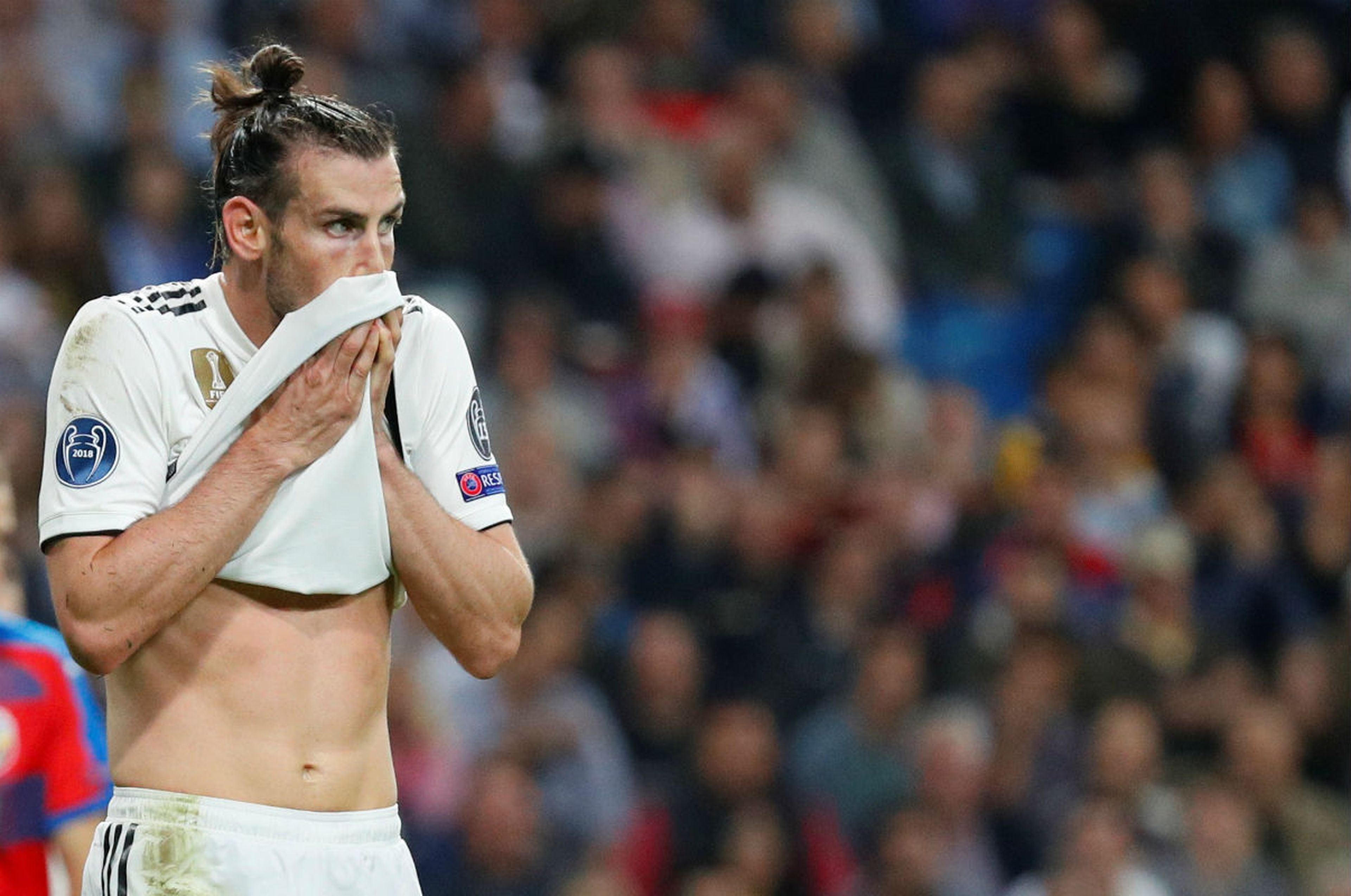 Gareth Bale, durante un partido con el Real Madrid