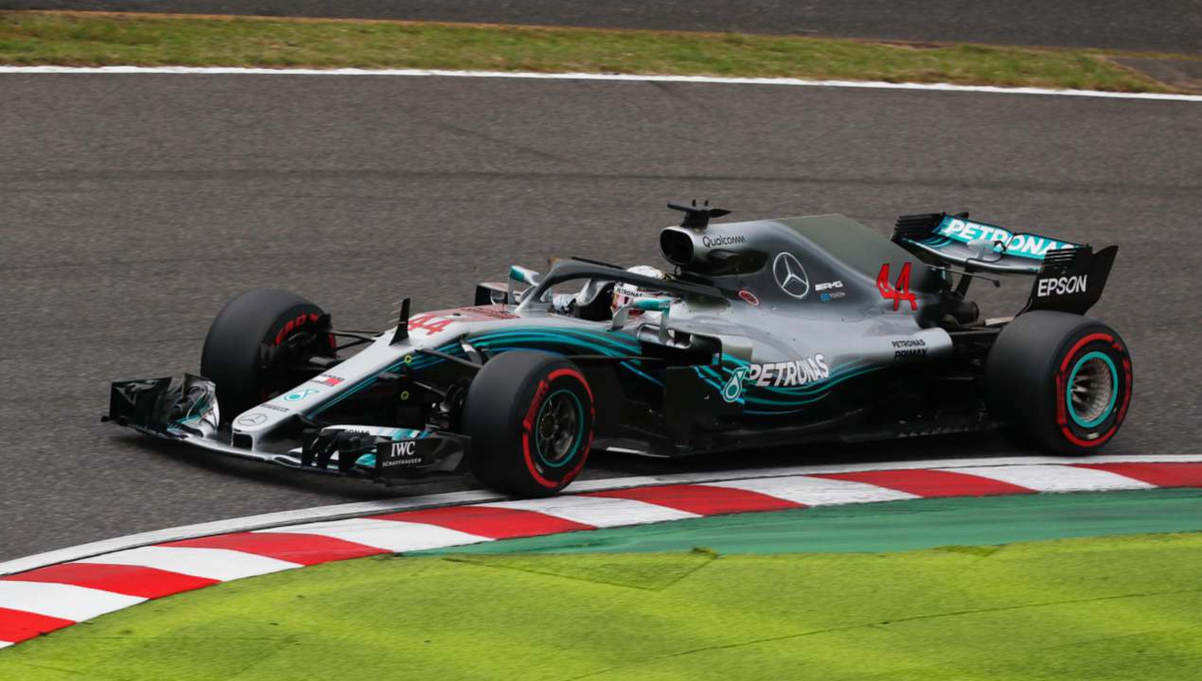 Hamilton en la clasificación del GP Japón