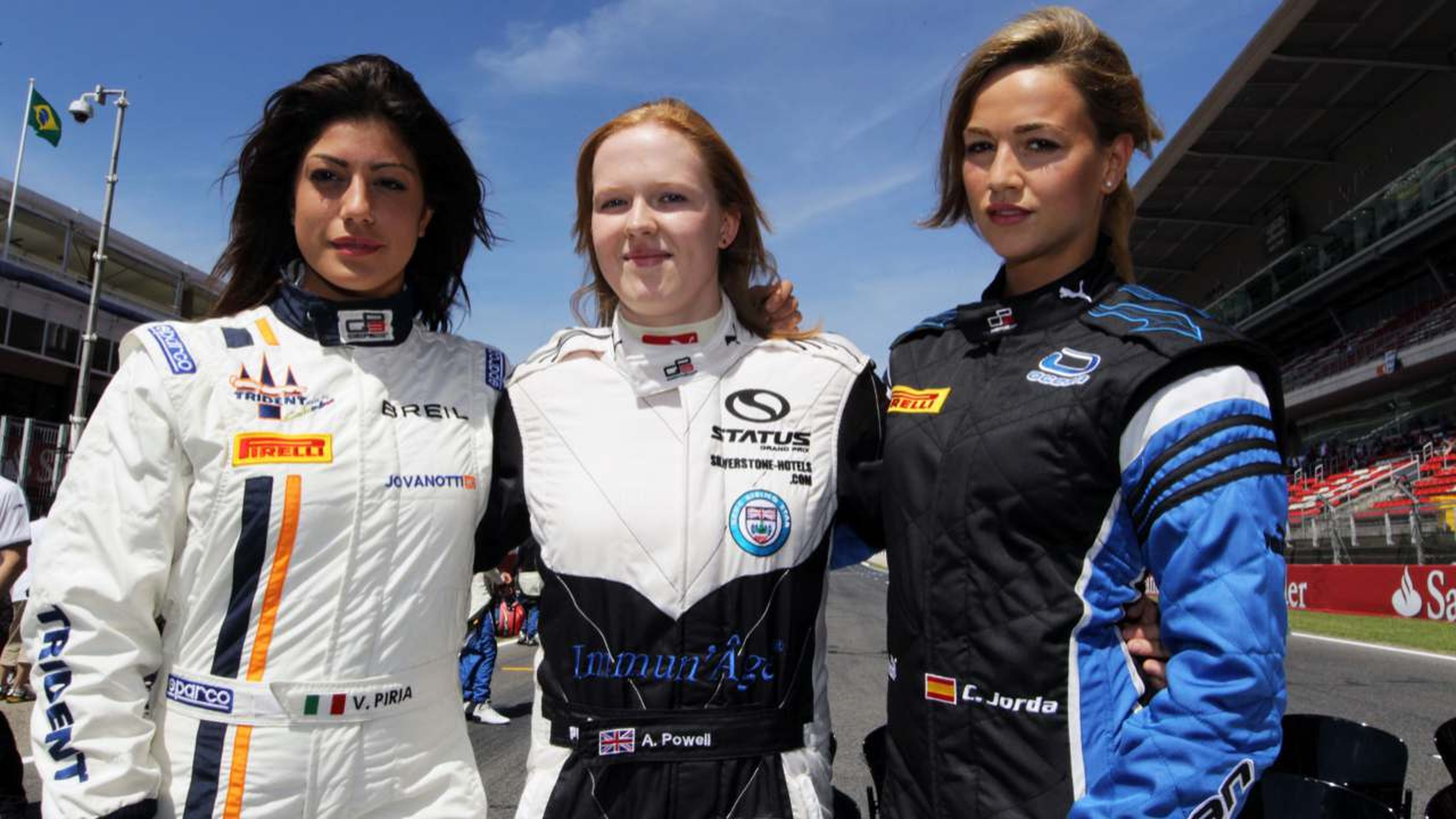 Vicky Piria, Alice Powell y Carmen Jordá corrieron la GP3 en 2012