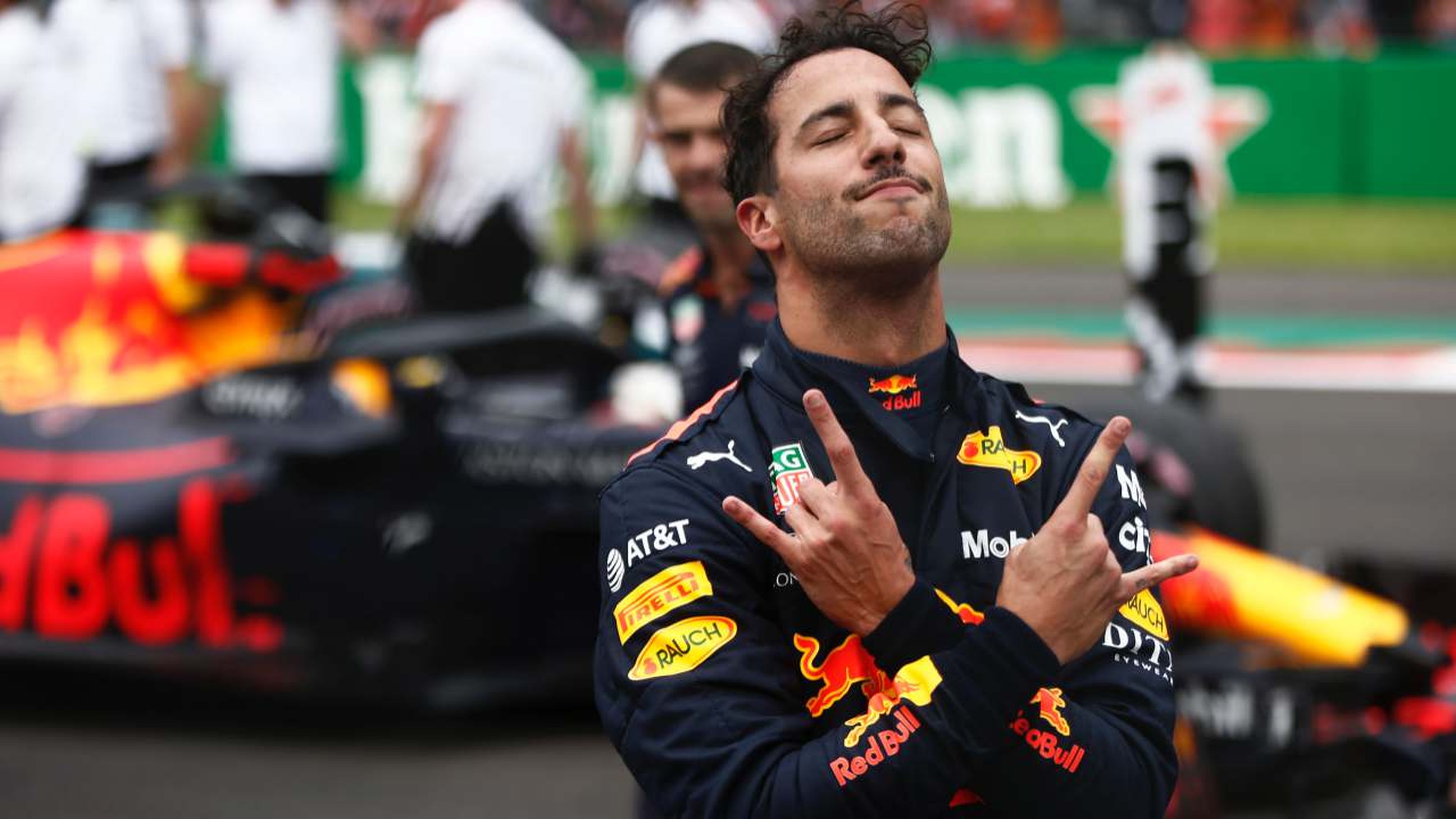 Ricciardo celebración México