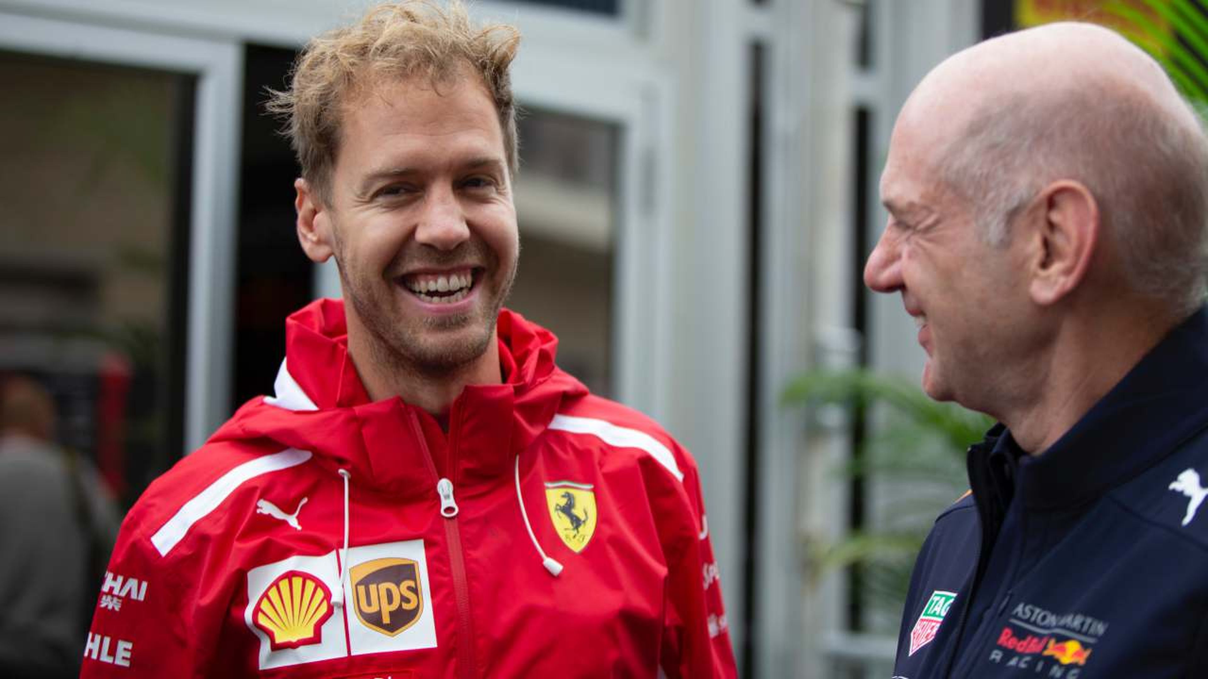 Sebastian Vettel y Adrian Newey