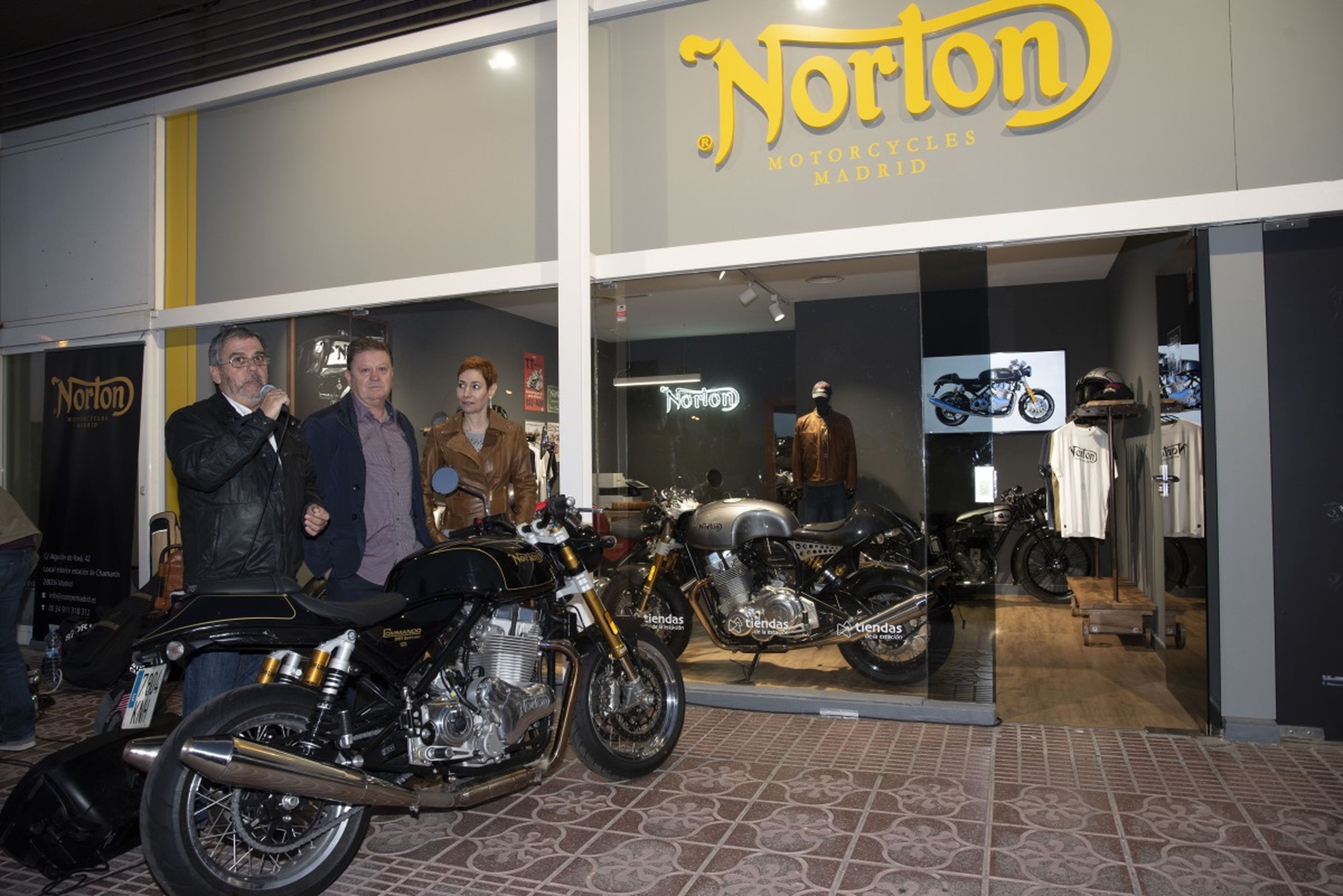 exilio Pompeya cesar Norton Motorcycles abre su primera tienda oficial en Madrid | Auto Bild  España