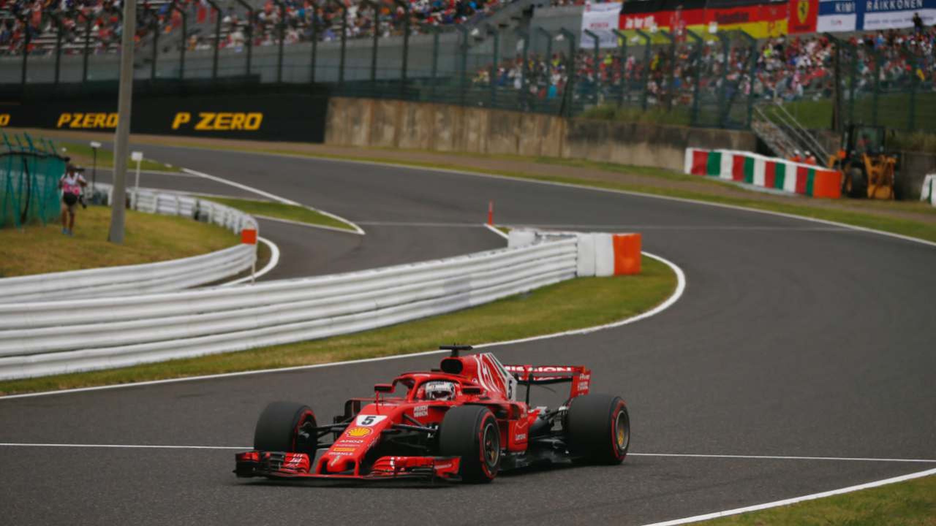 Vettel en la clasificación de Japón