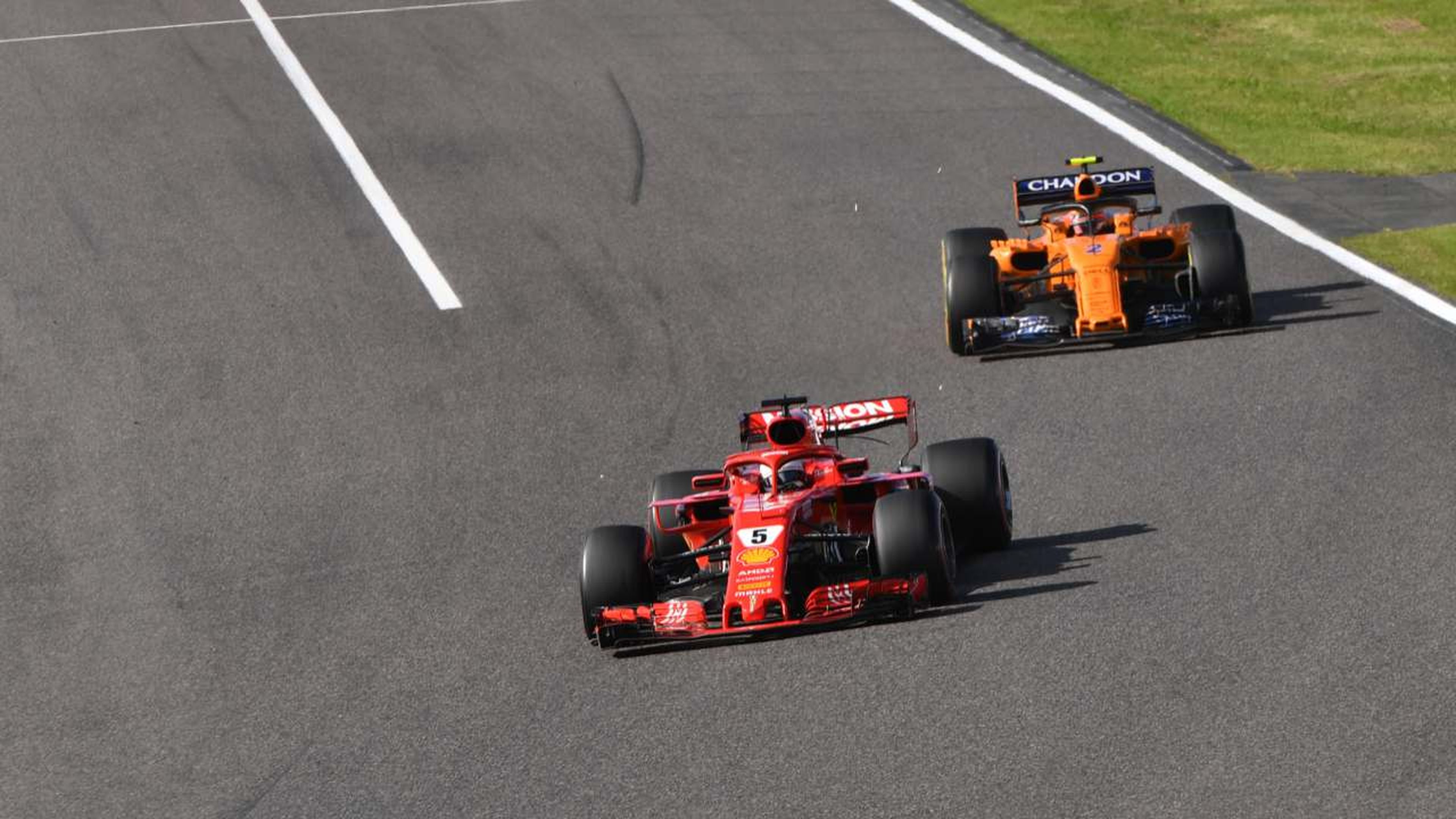 Vettel en el gp de japon