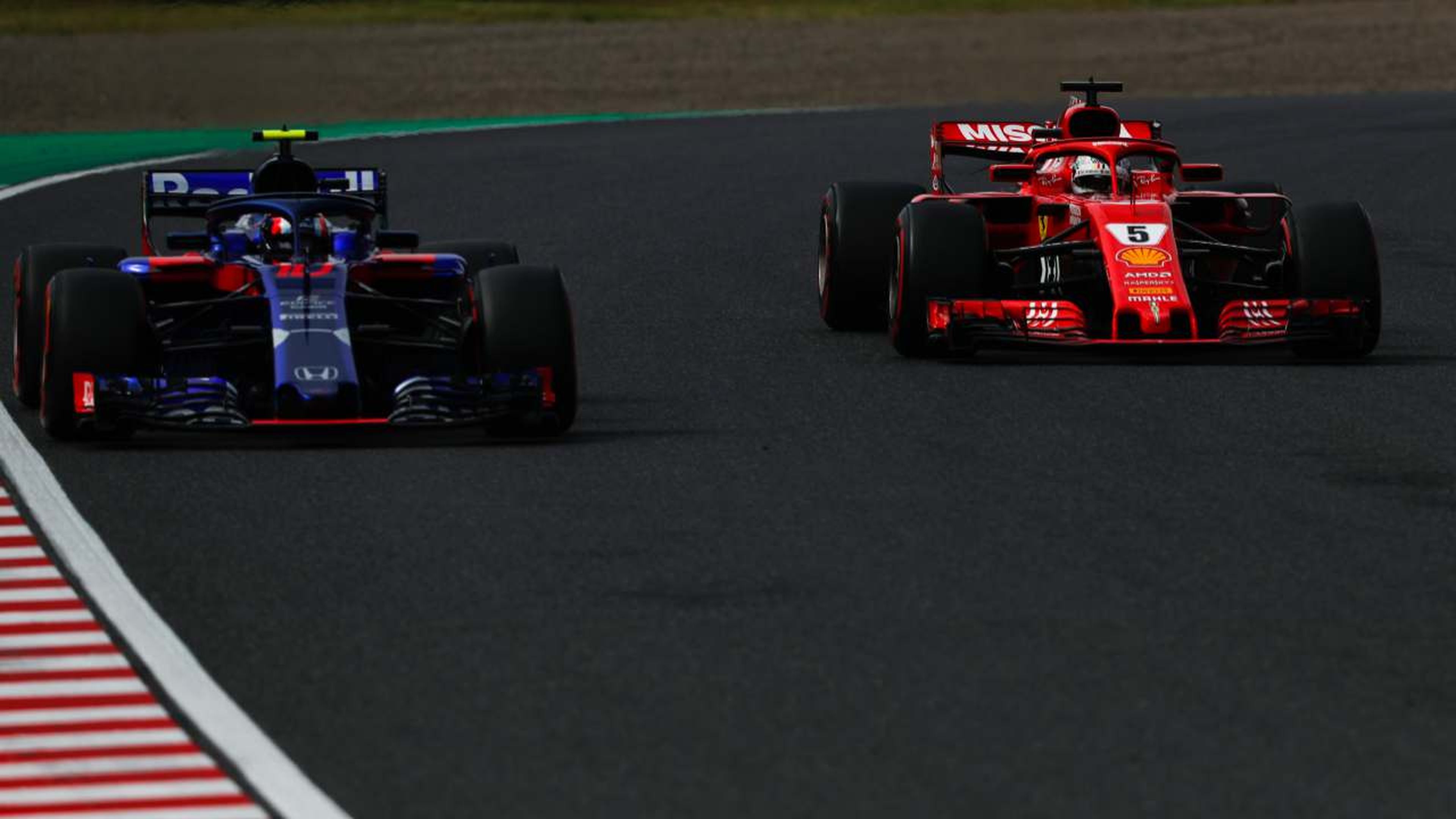 Vettel y Toro Rosso en Japón