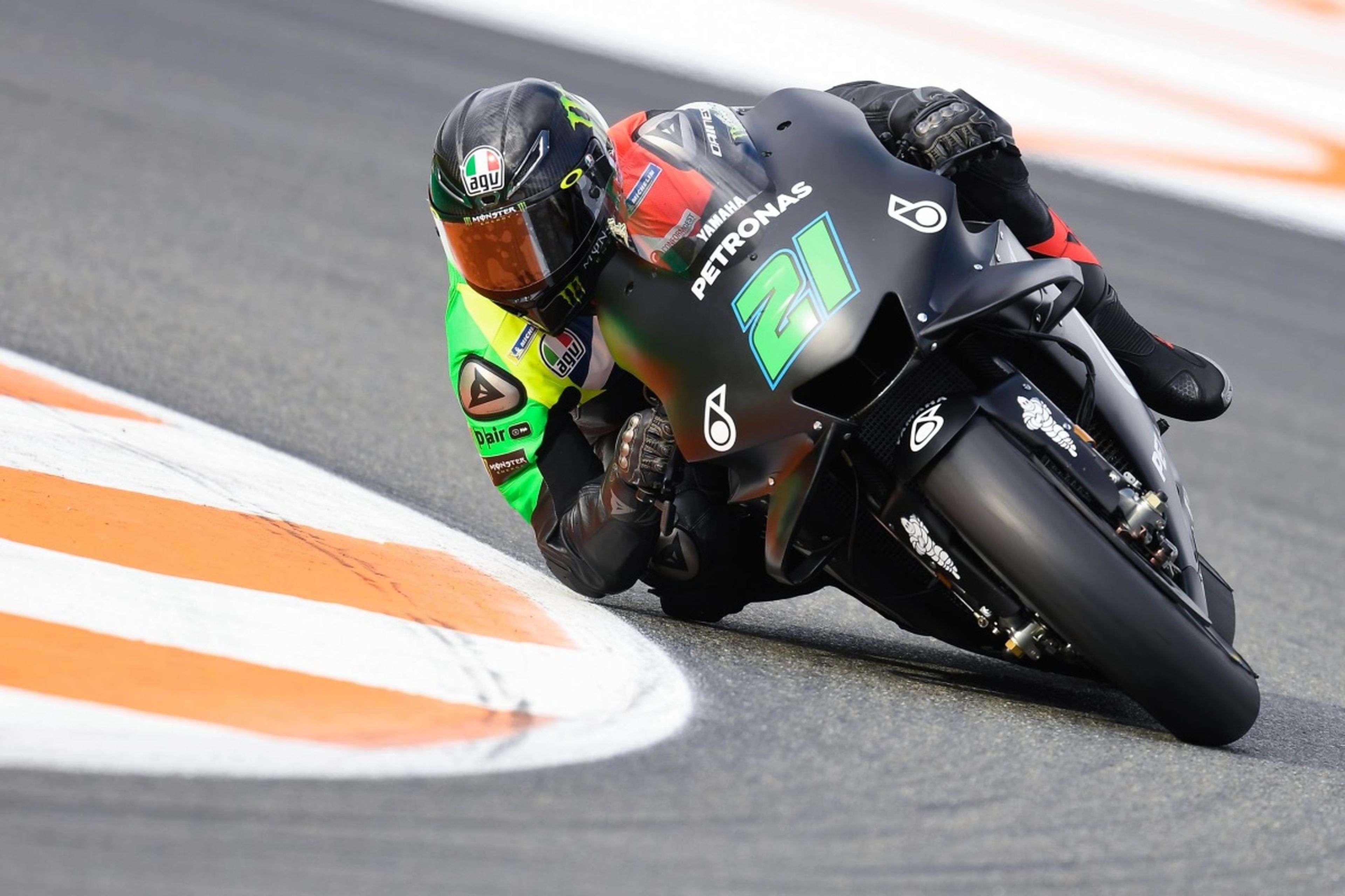 Franco Morbidelli en el Test MotoGP Valencia 2018