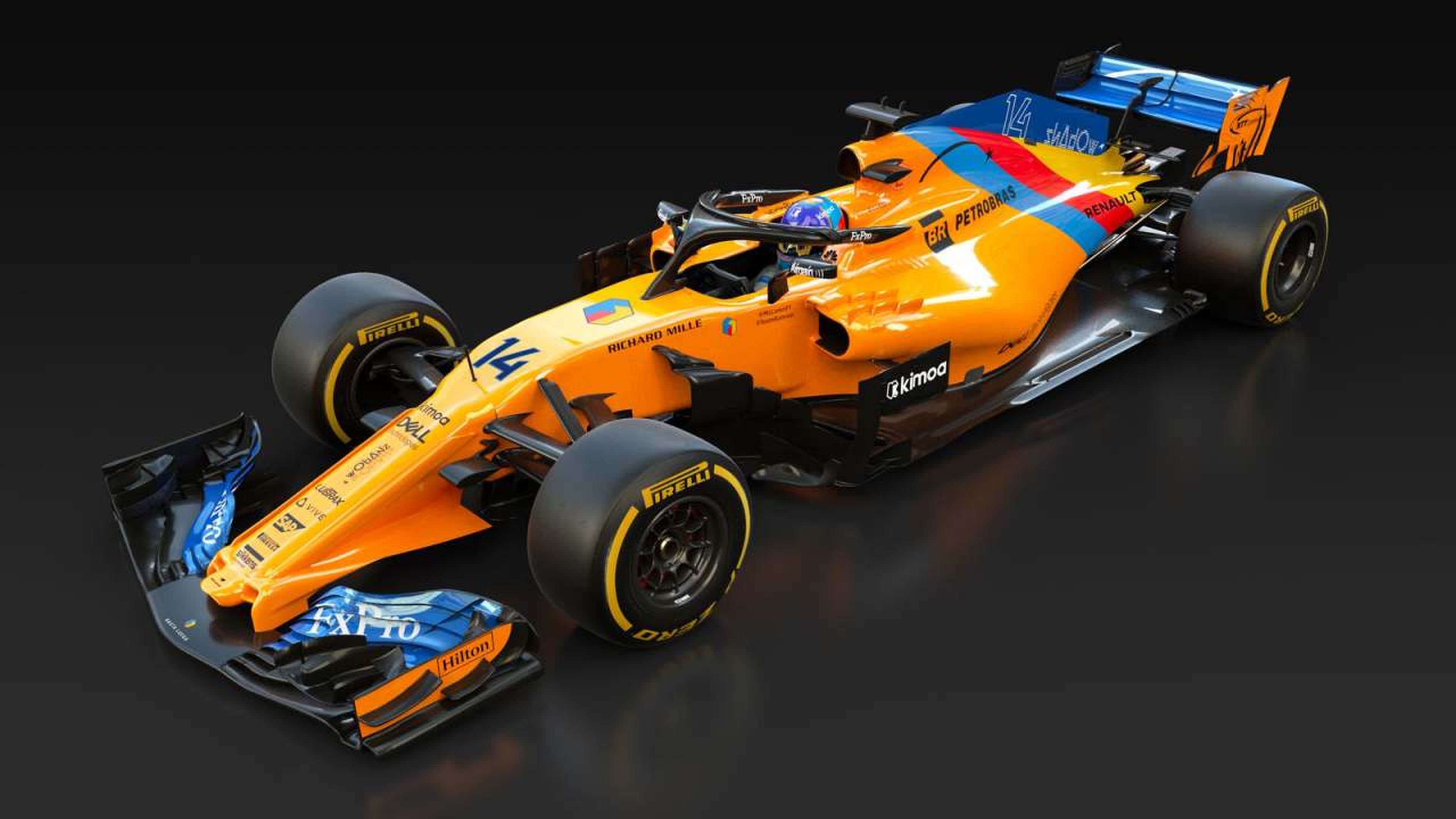 El McLaren de Alonso para Abu Dhabi