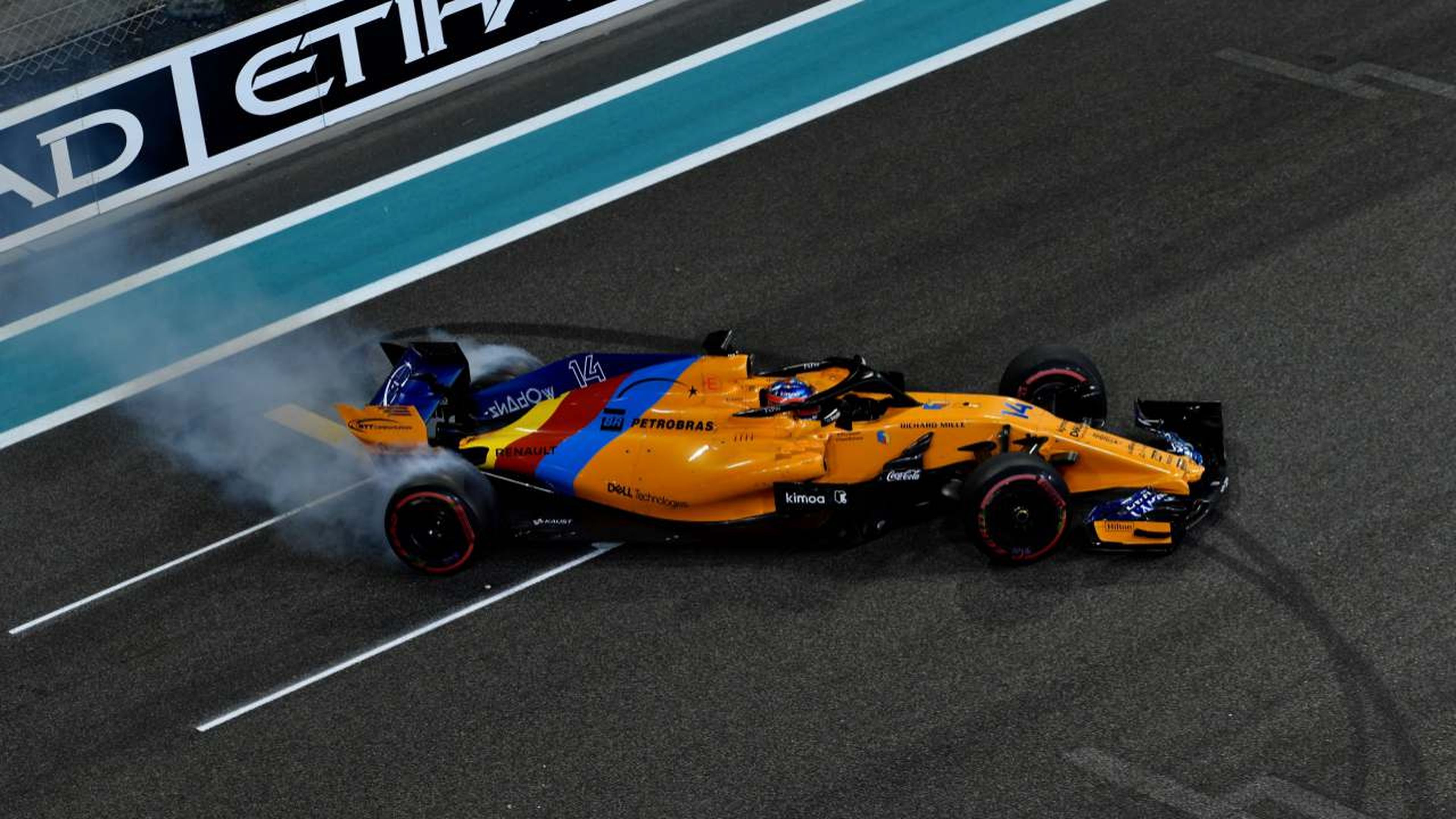 Alonso en Abu Dhabi