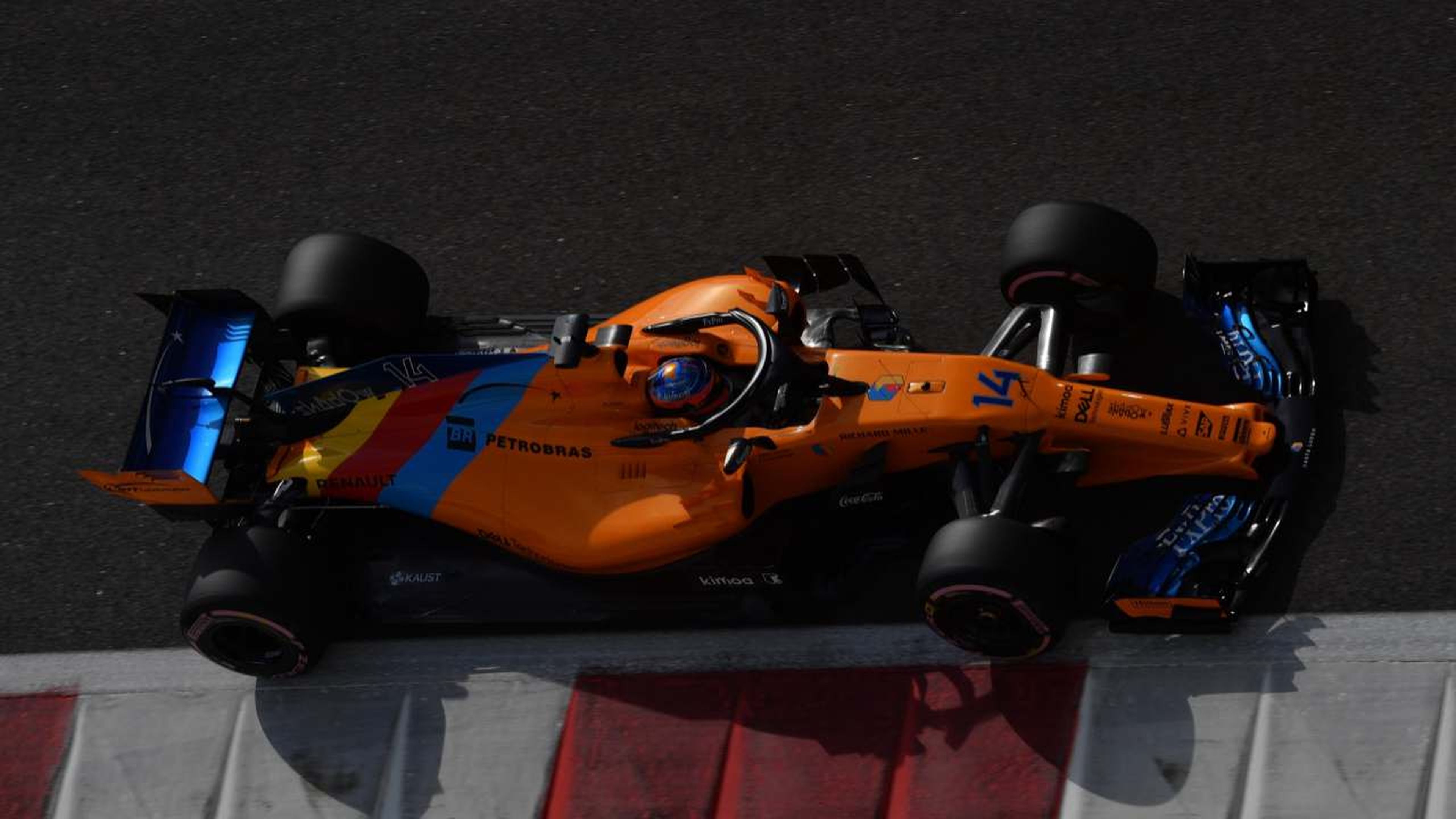 Alonso en el GP de Abu Dhabi