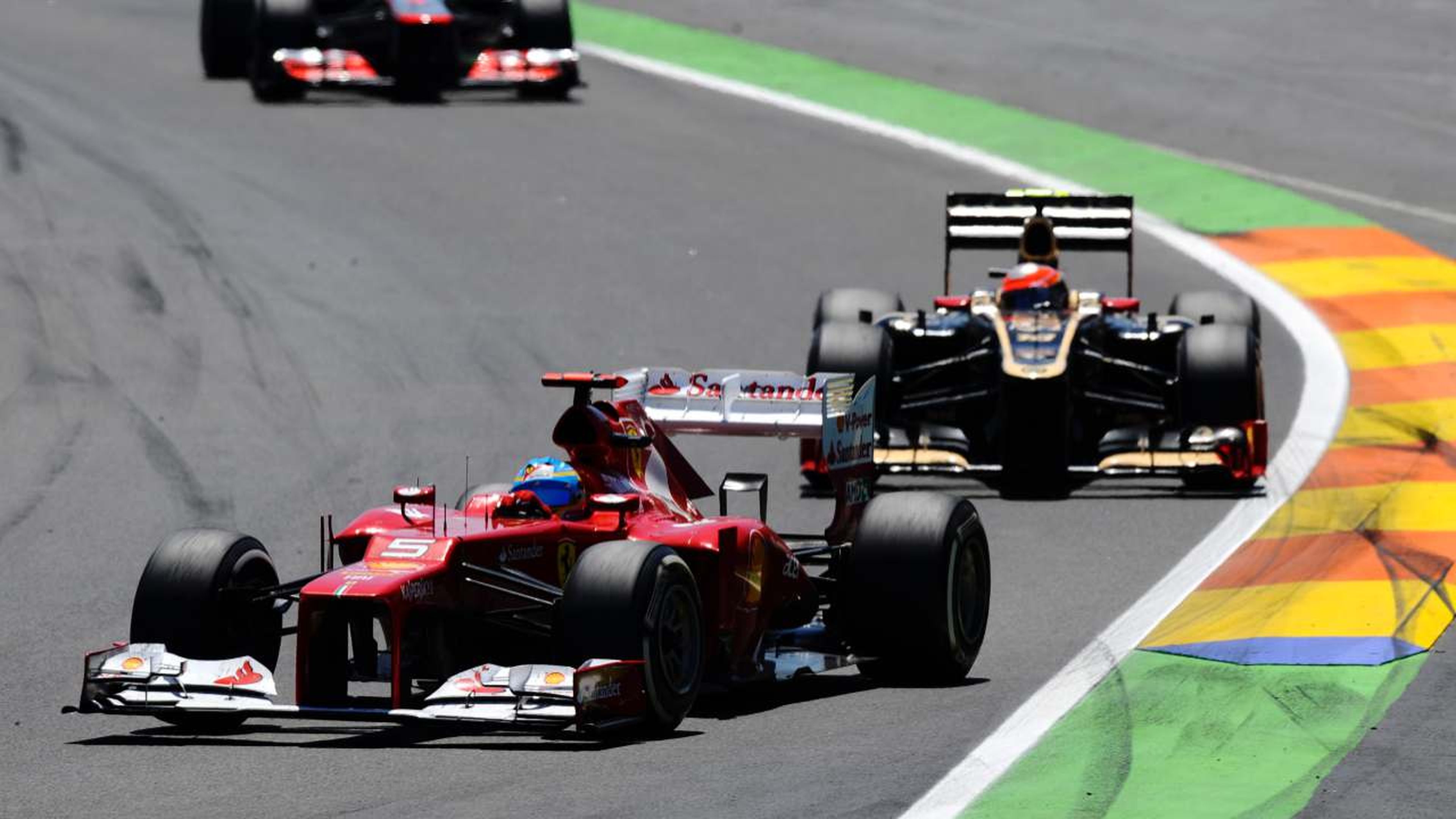 Alonso en el GP Europa (Valencia) 2012