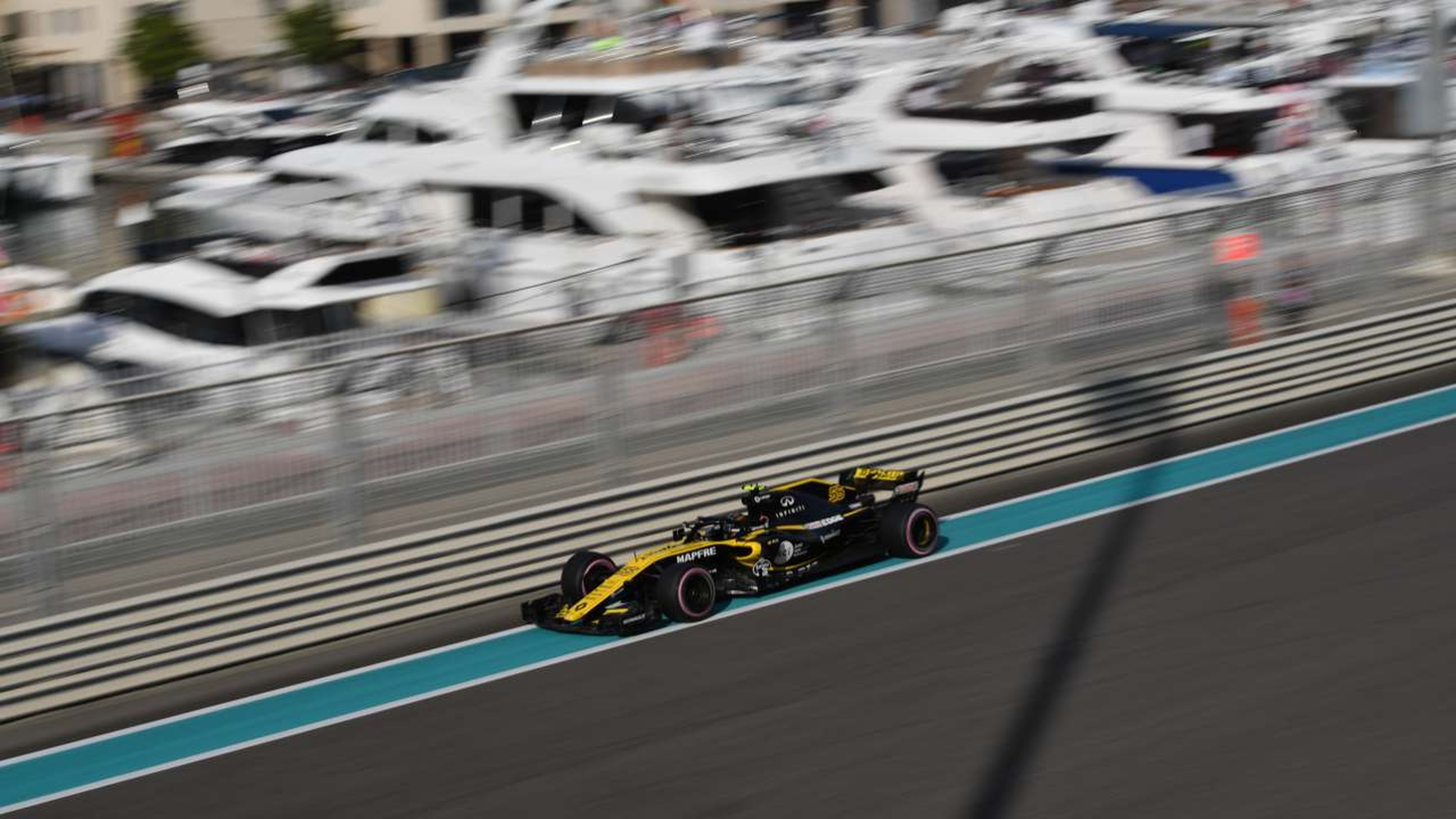 Carlos Sainz en el GP de Abu Dhabi