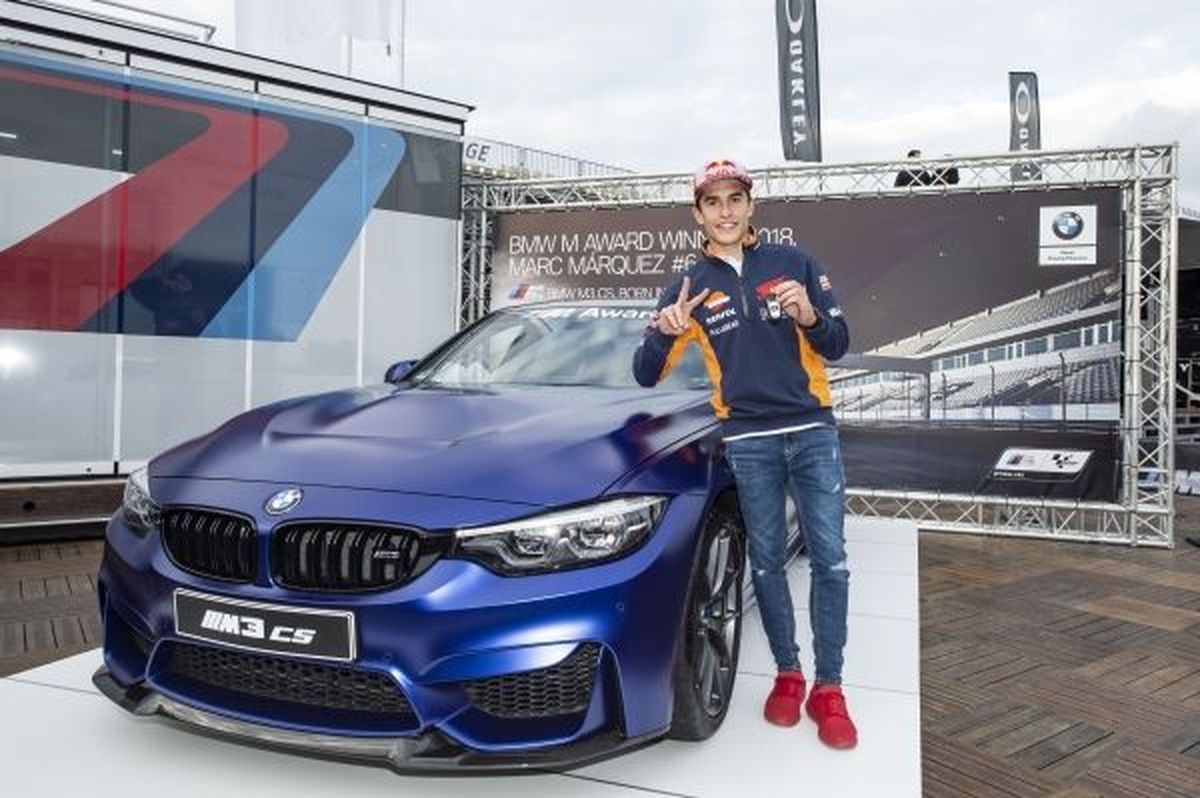 Marc Márquez gana un BMW M3 CS en los BMW M Award 2018