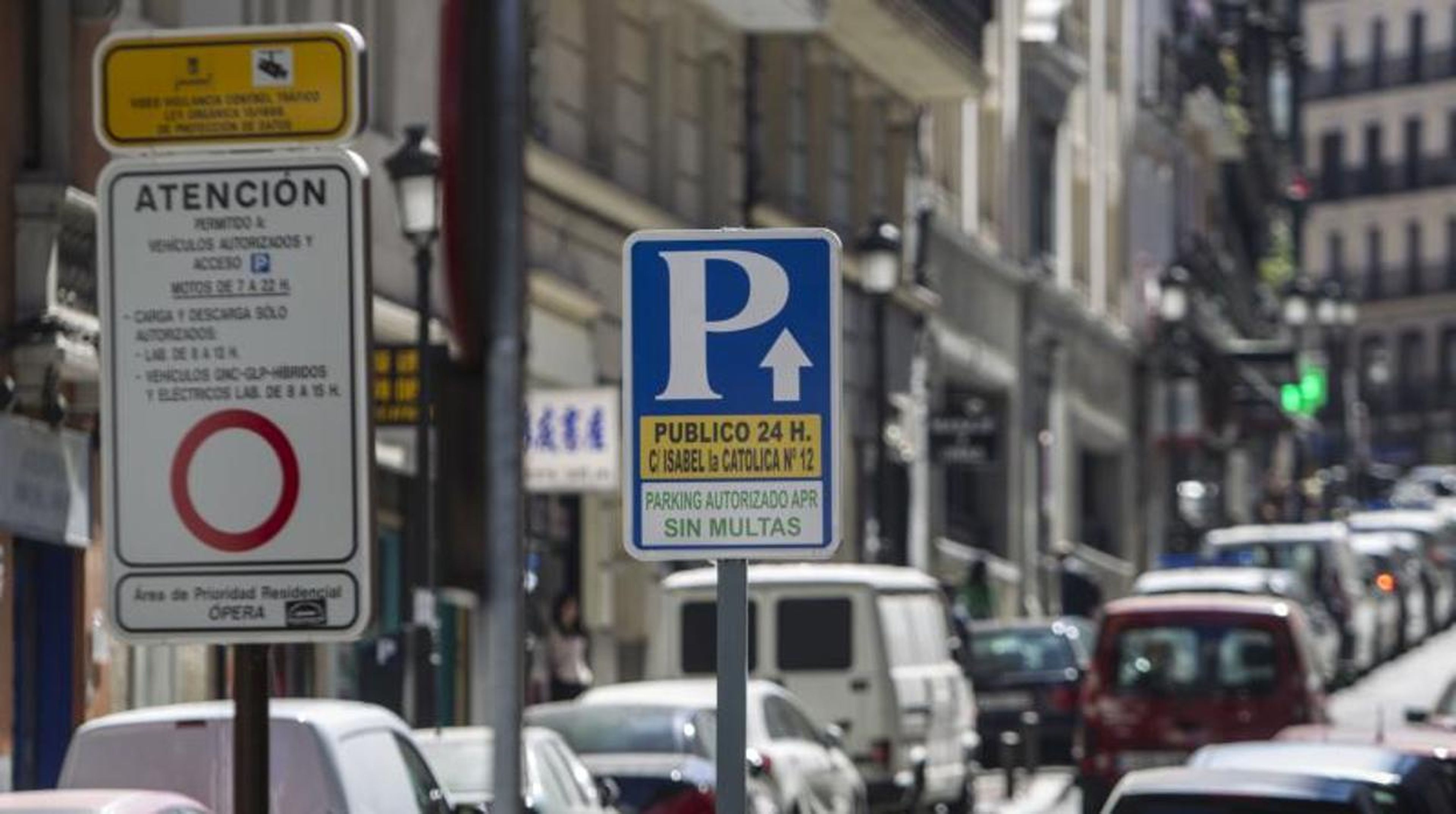 Parkings autorizados Madrid Central