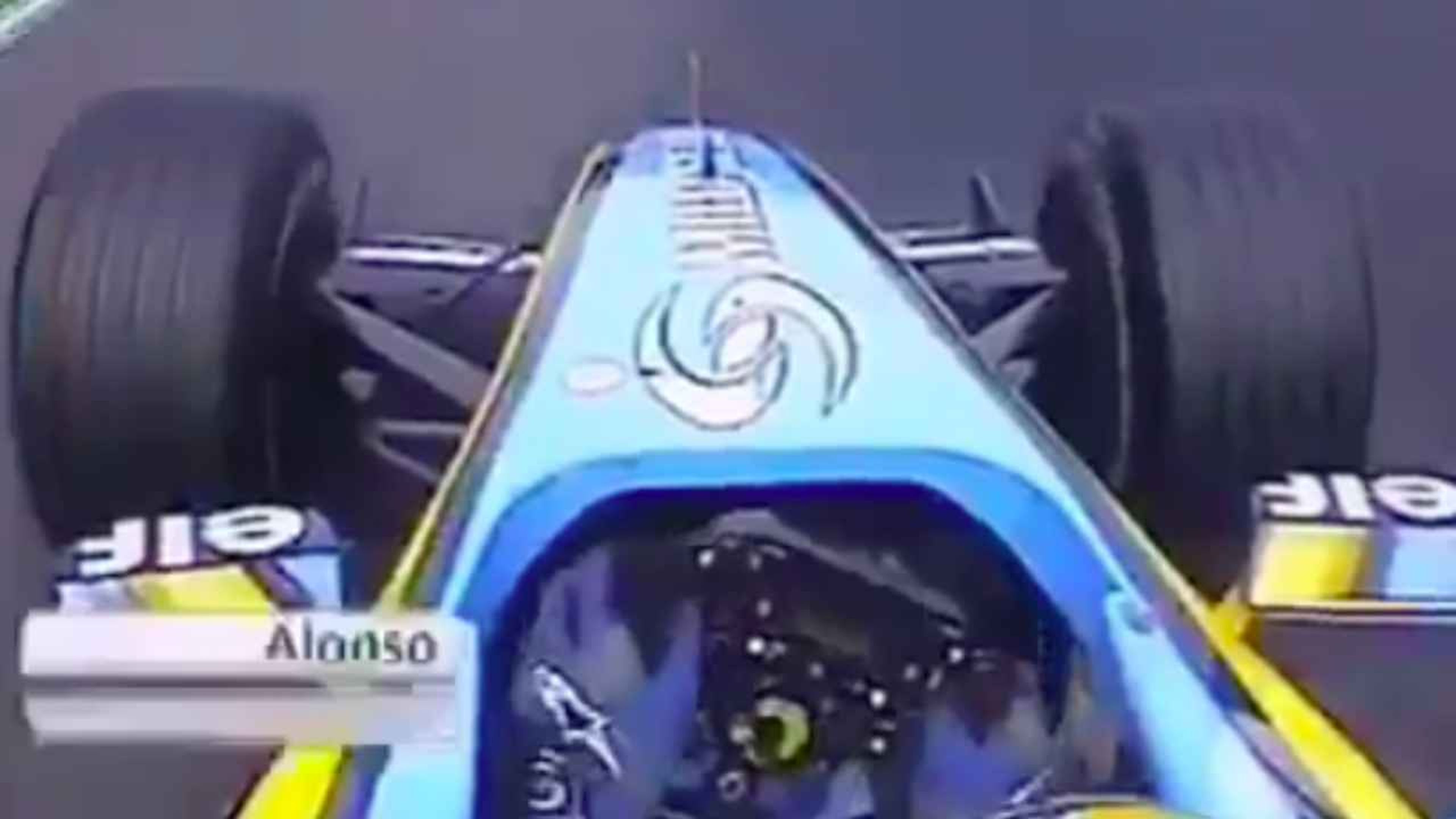 Alonso en Monza 2004