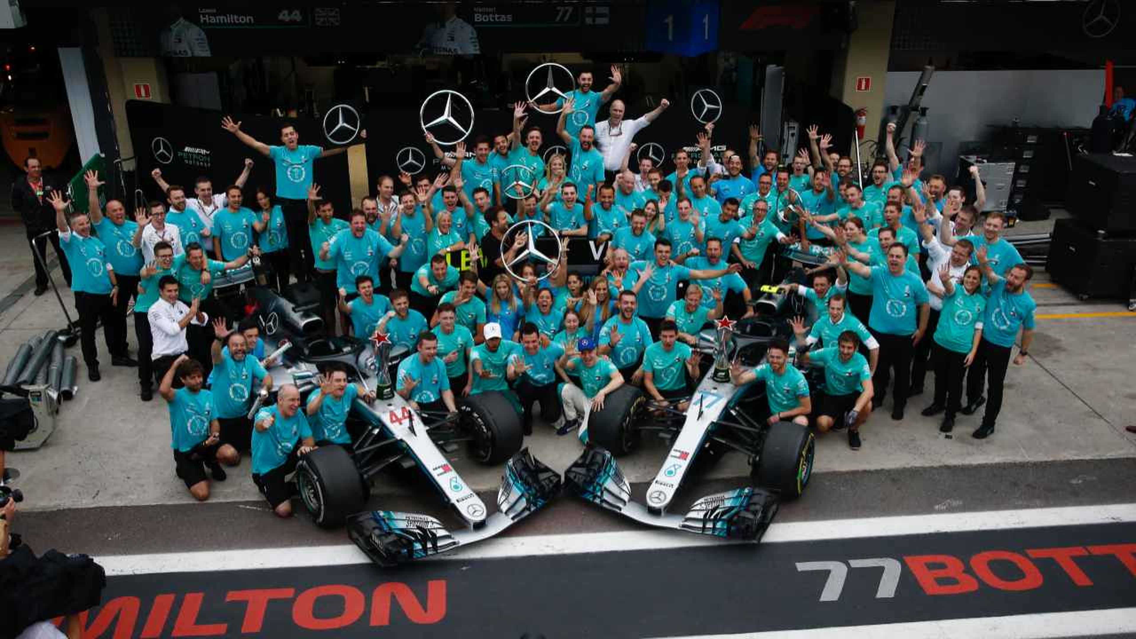 Celebracion Mercedes F1