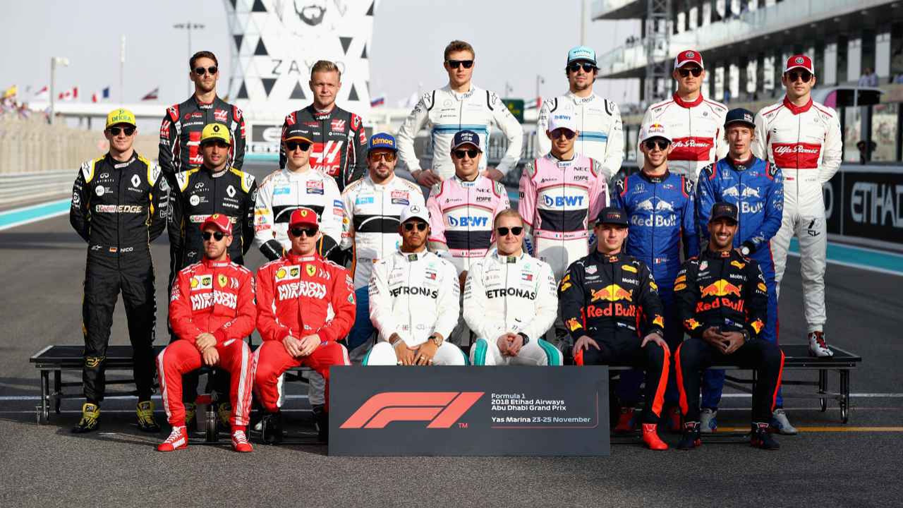 Pilotos F1 Abu Dhabi