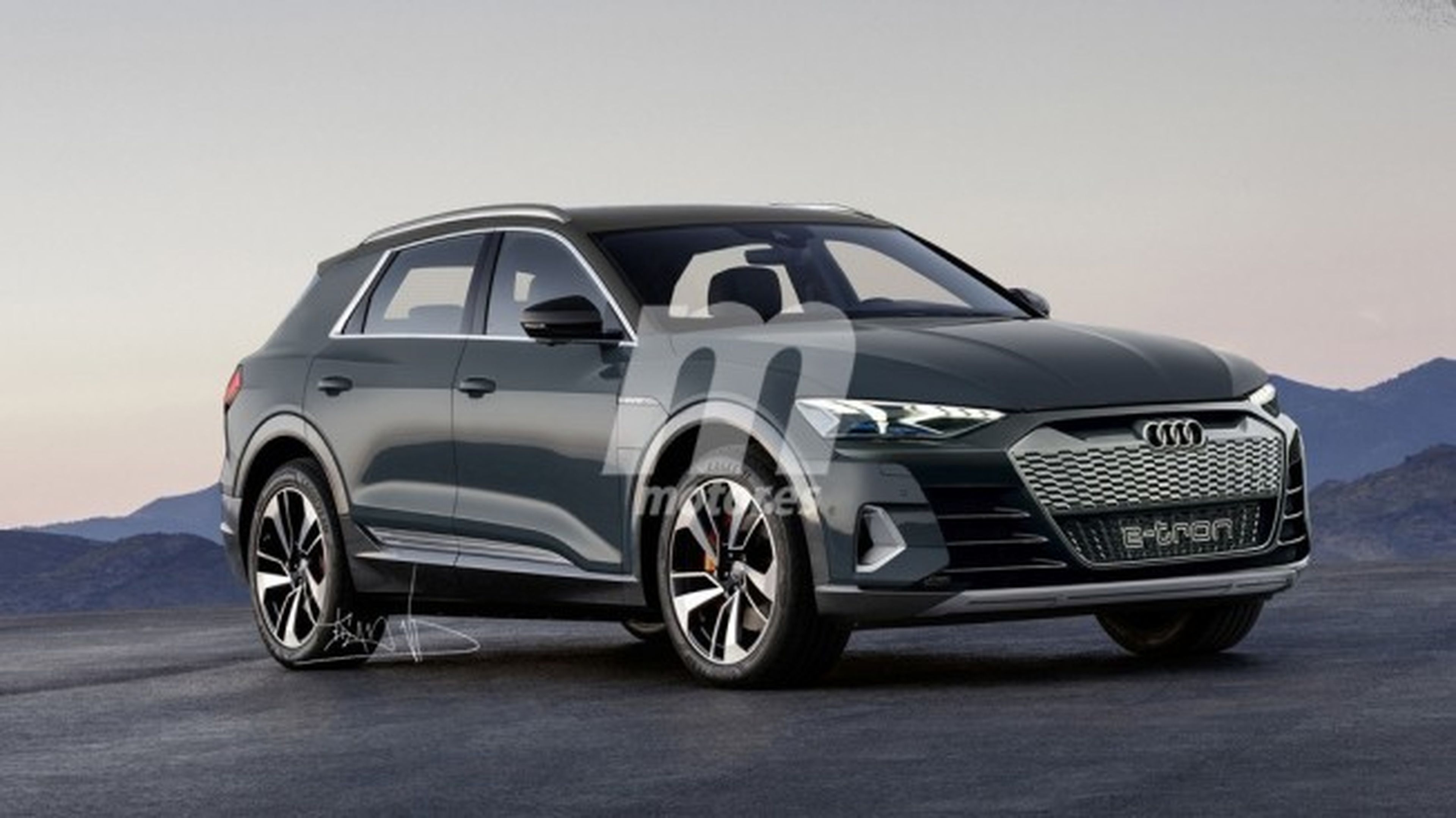 Render: Audi e-tron SUV
