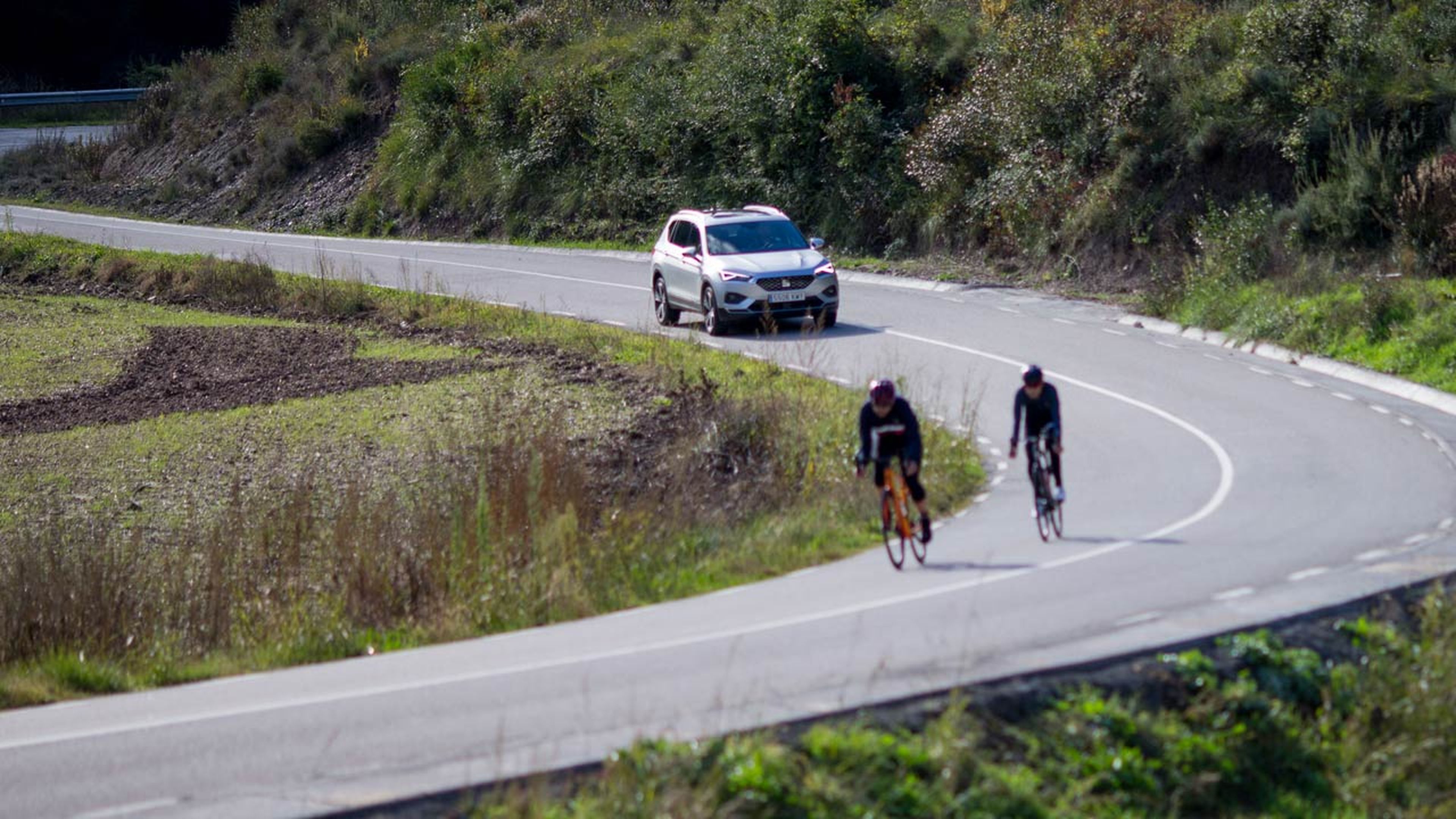 Seat Tarraco detecta ciclistas