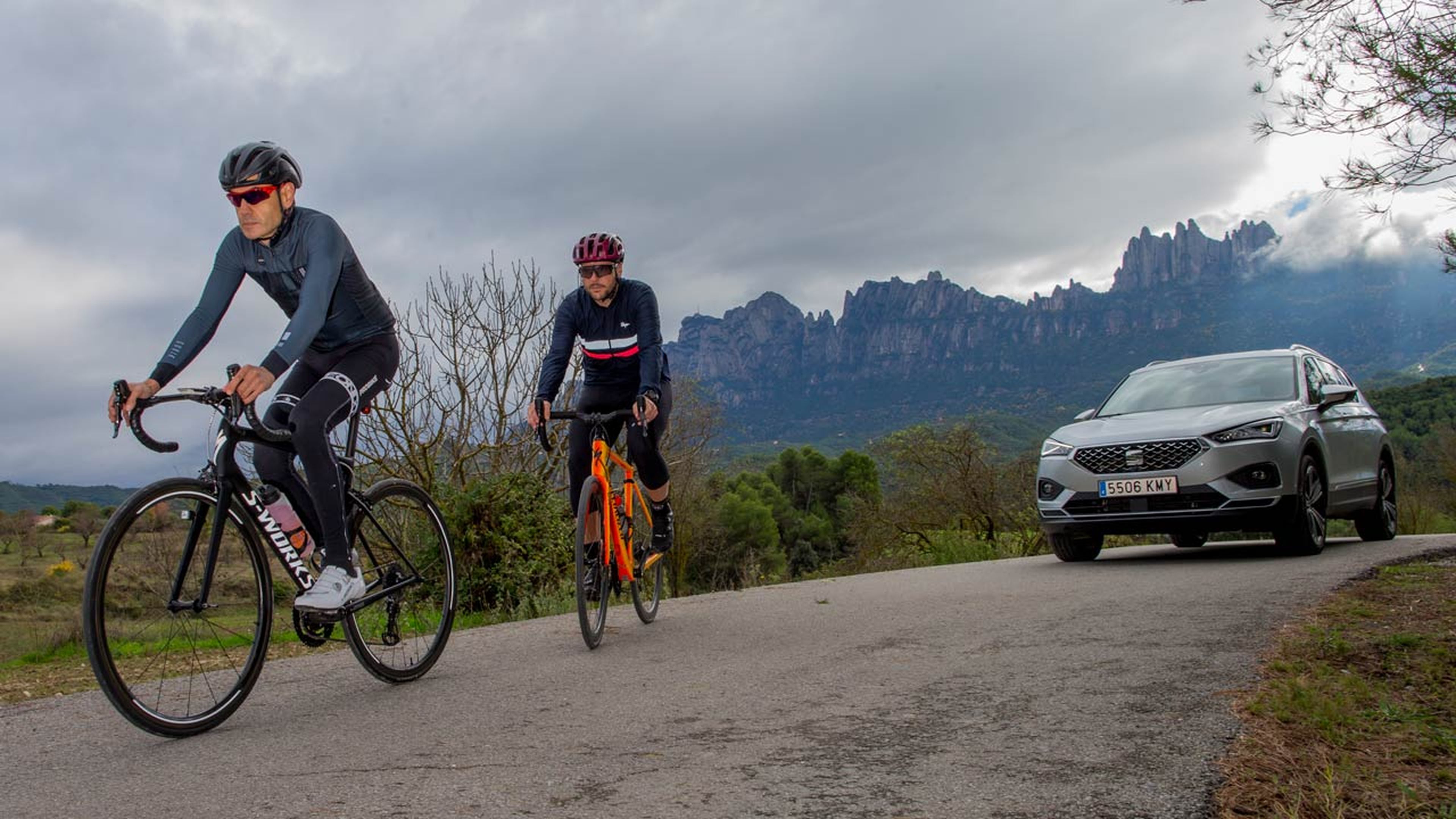 Seat Tarraco detecta ciclistas