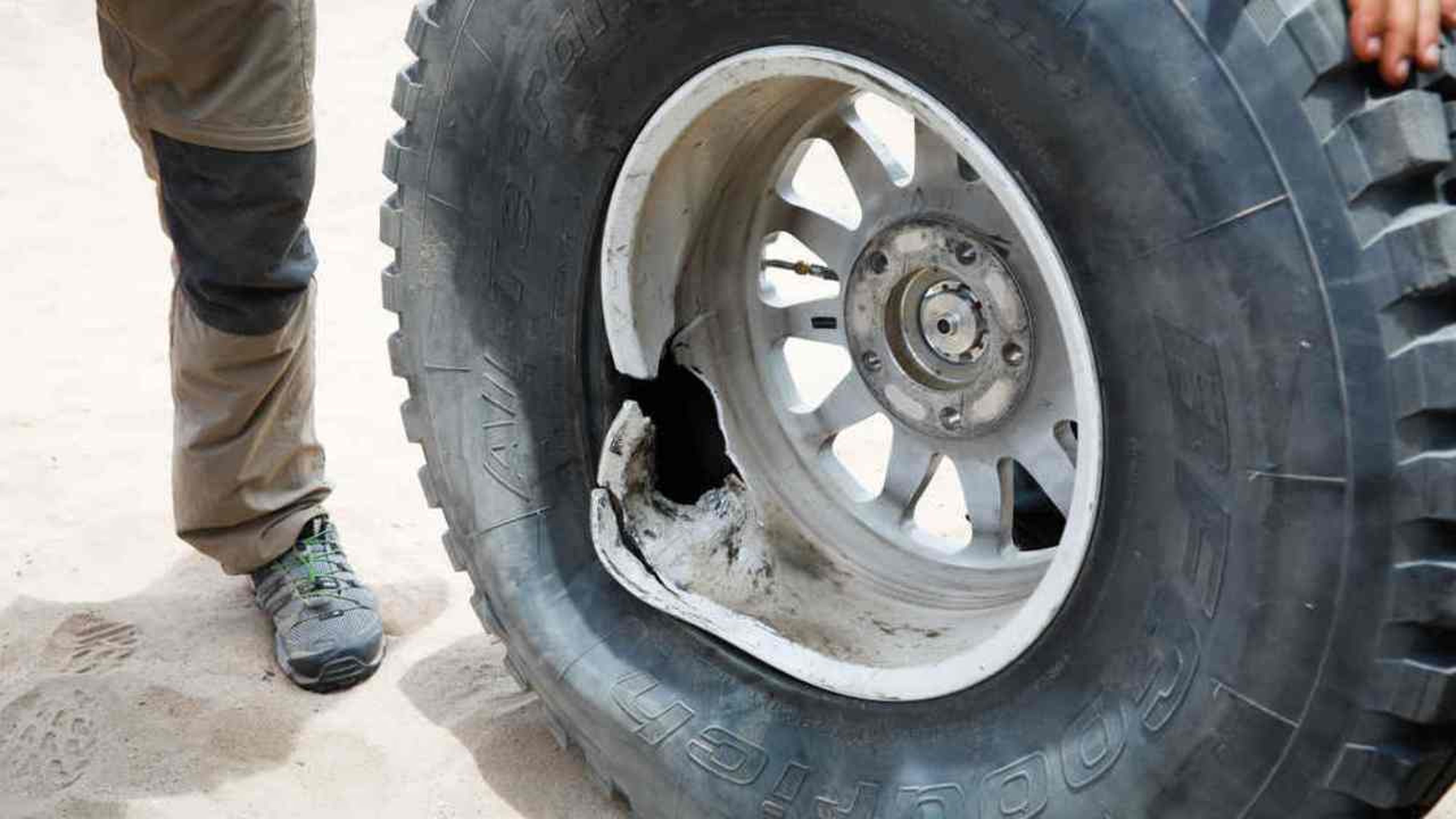 Accidente de Carlos Sainz en el Dakar 2019