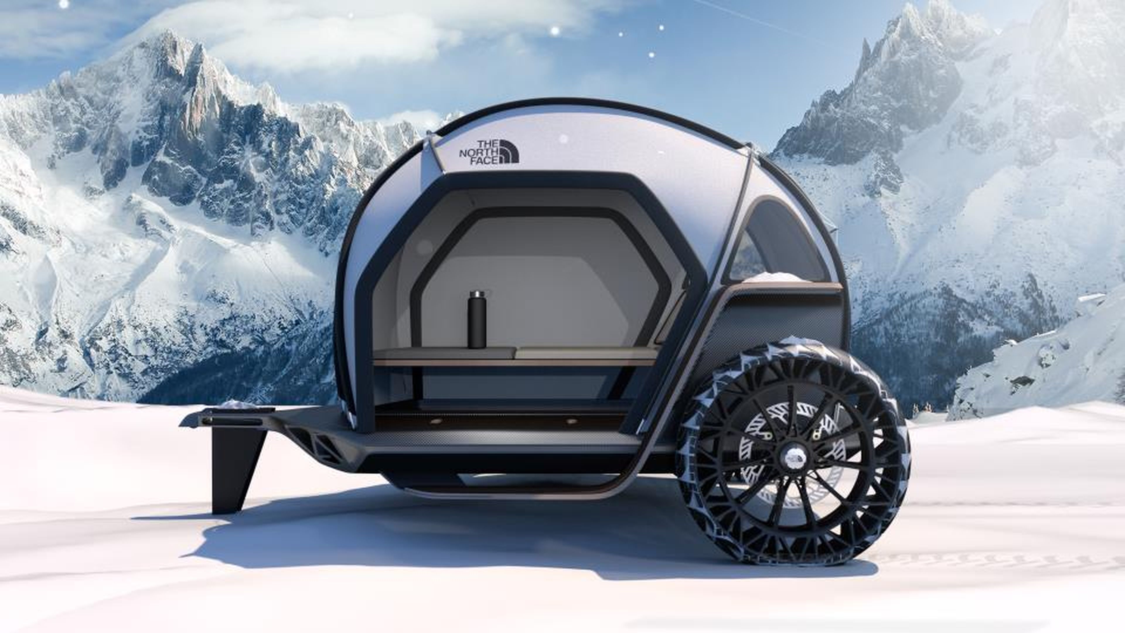 BMW Designworks y The North Face crean una camper ligera y futurista