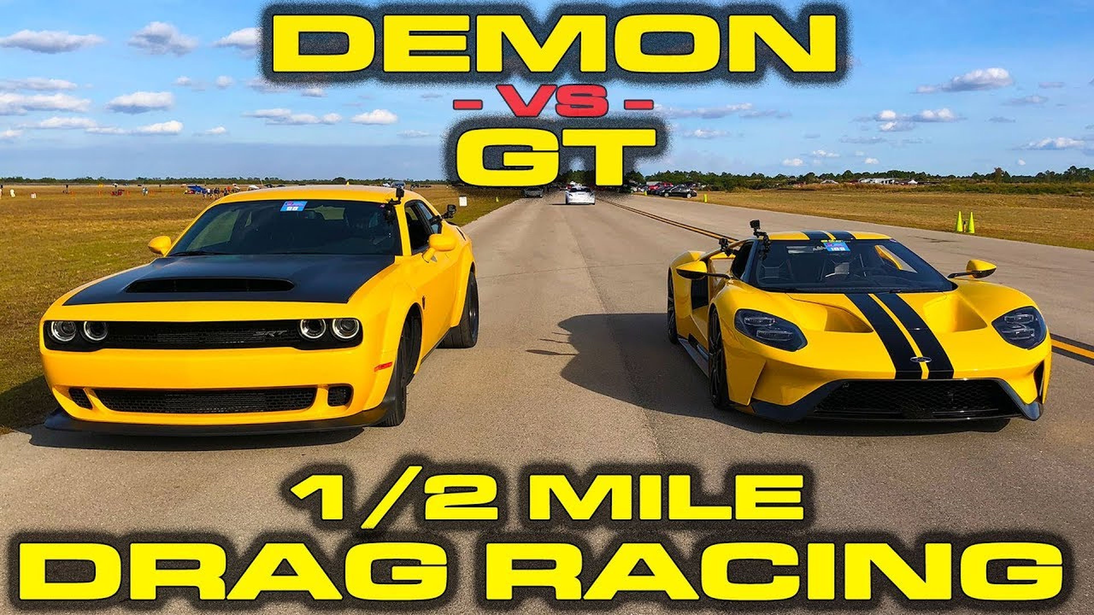 Ford GT contra Dodge Demon