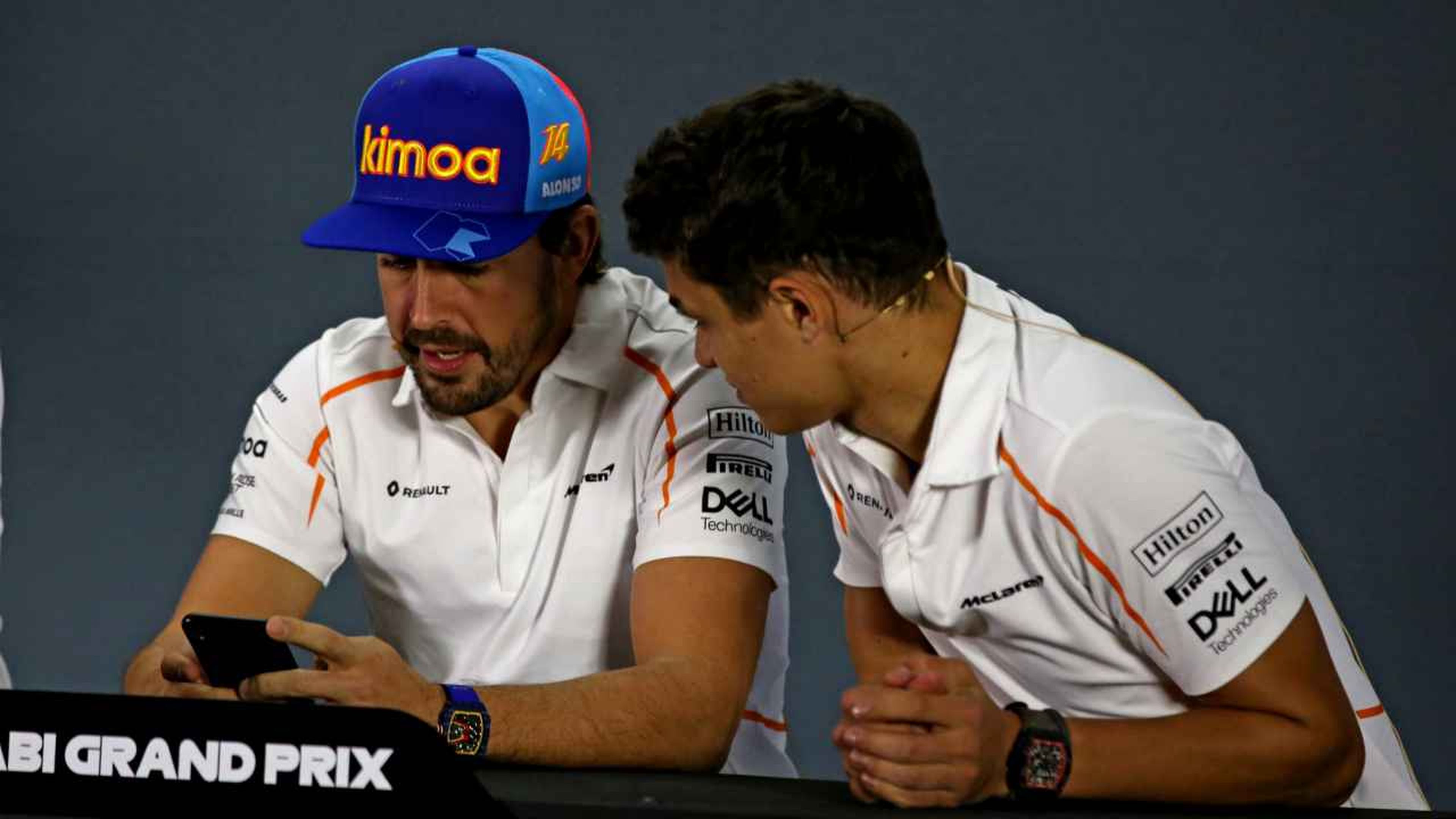 Fernando Alonso y Lando Norris