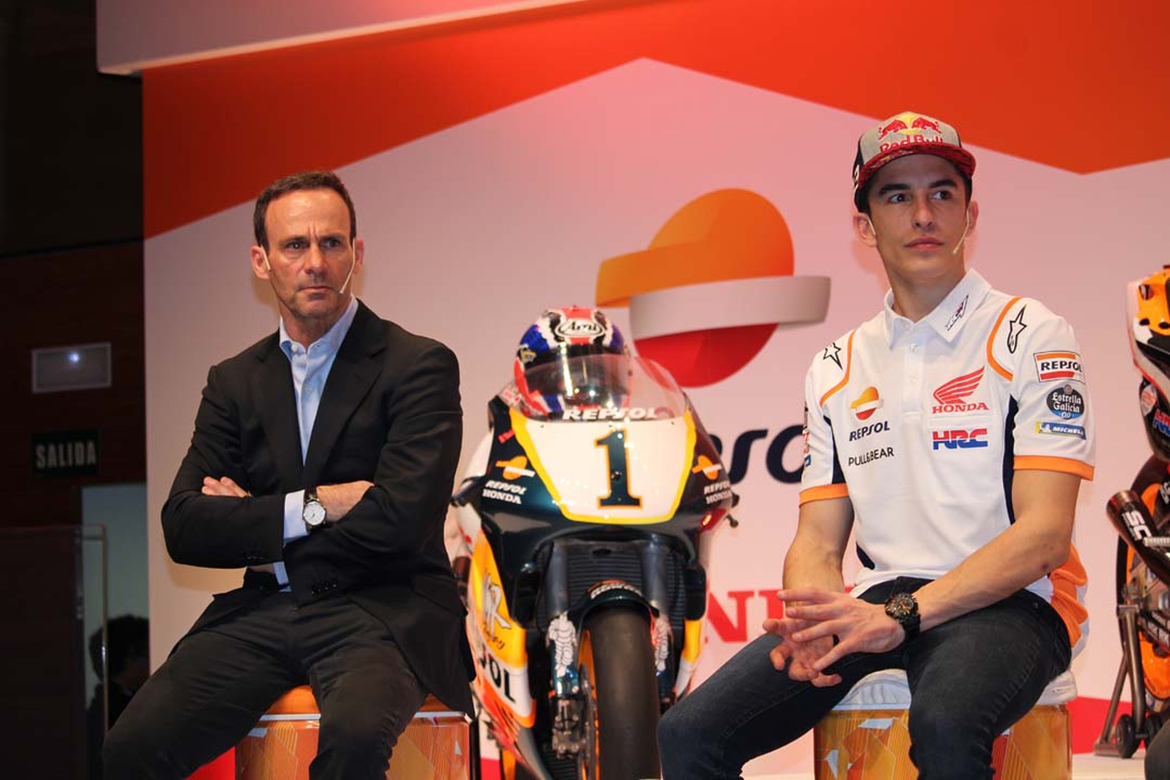 Presentación de Repsol Honda MotoGP con Márquez y Lorenzo