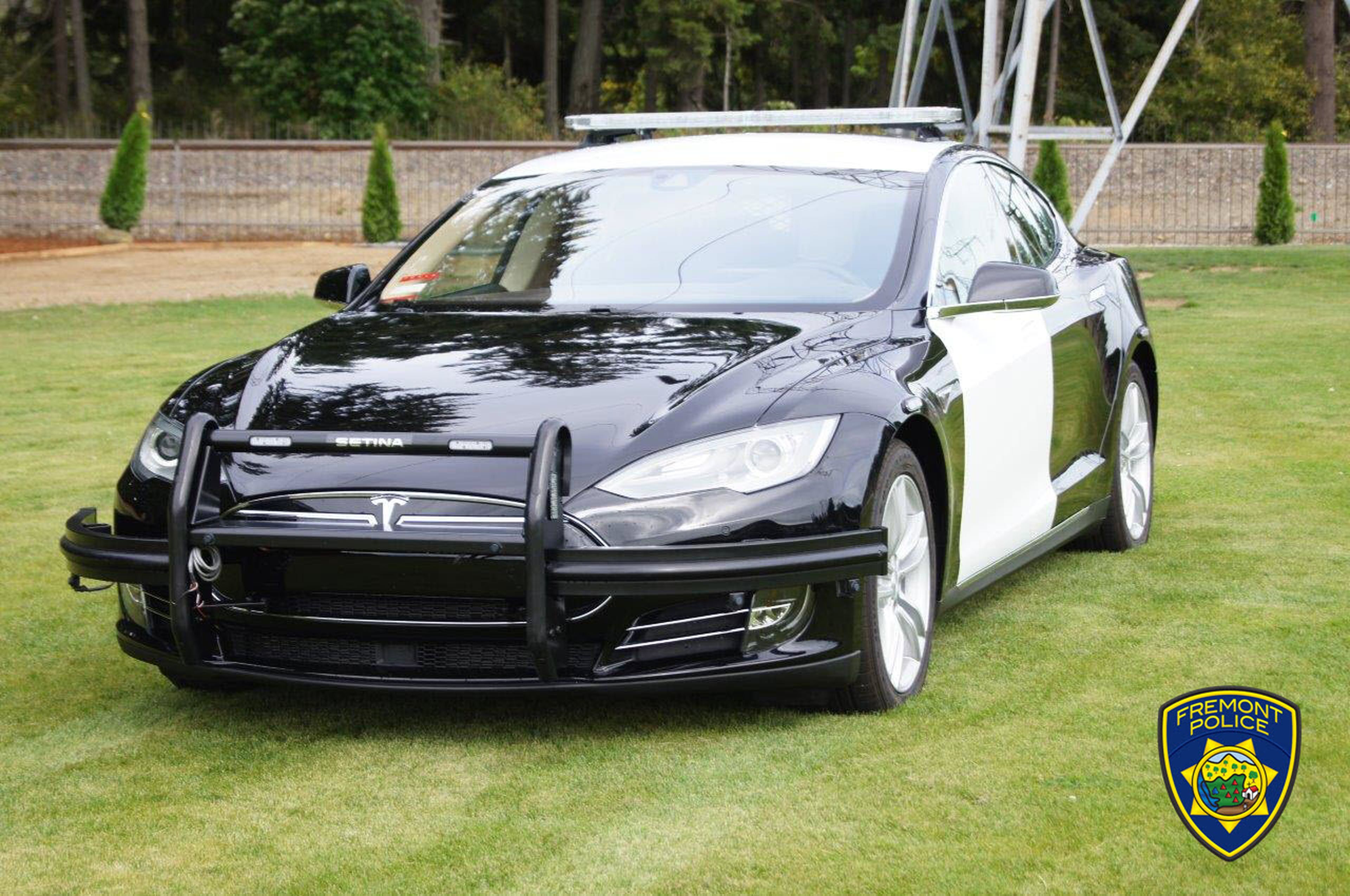 El Tesla Model S, coche de Policía en Fremont