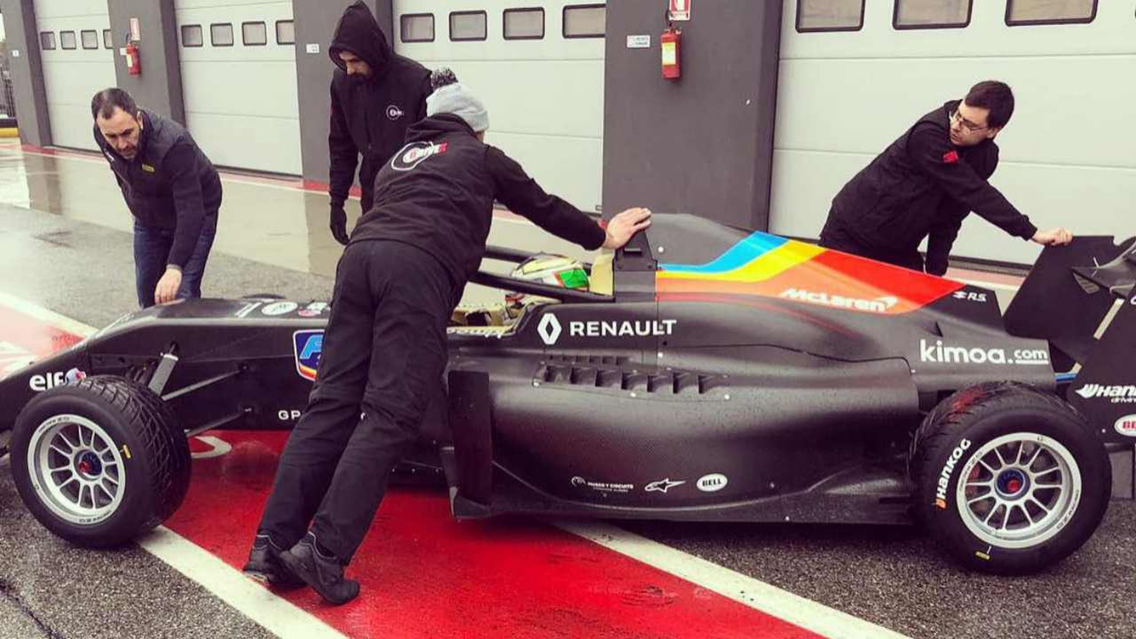 Coche de Fernando Alonso en la Fórmula Renault