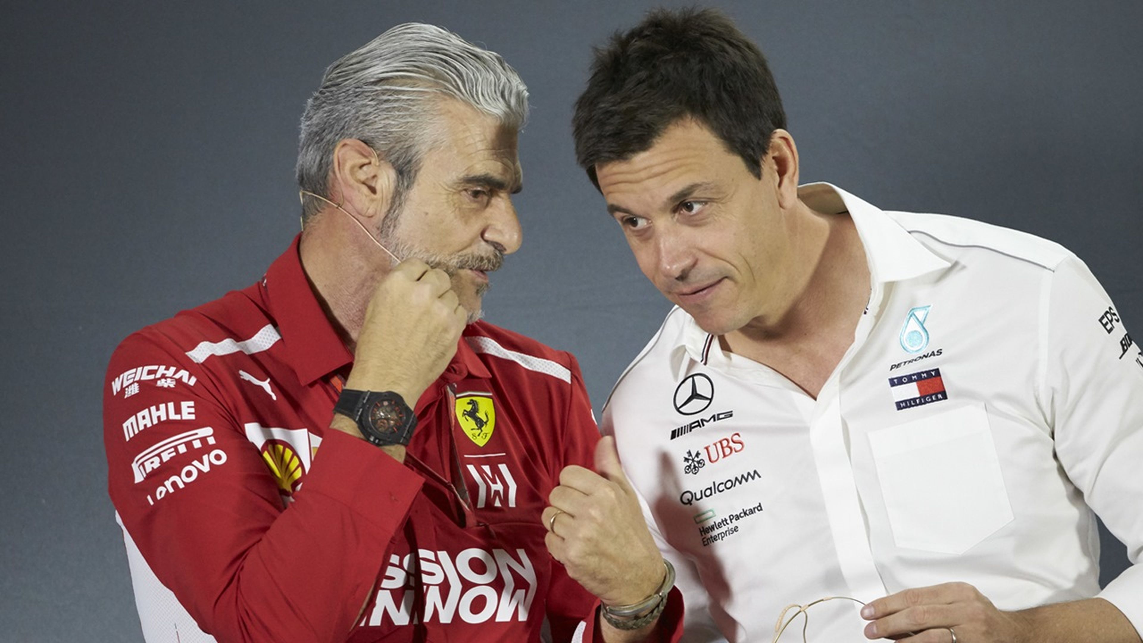 Wolff y Arrivabene