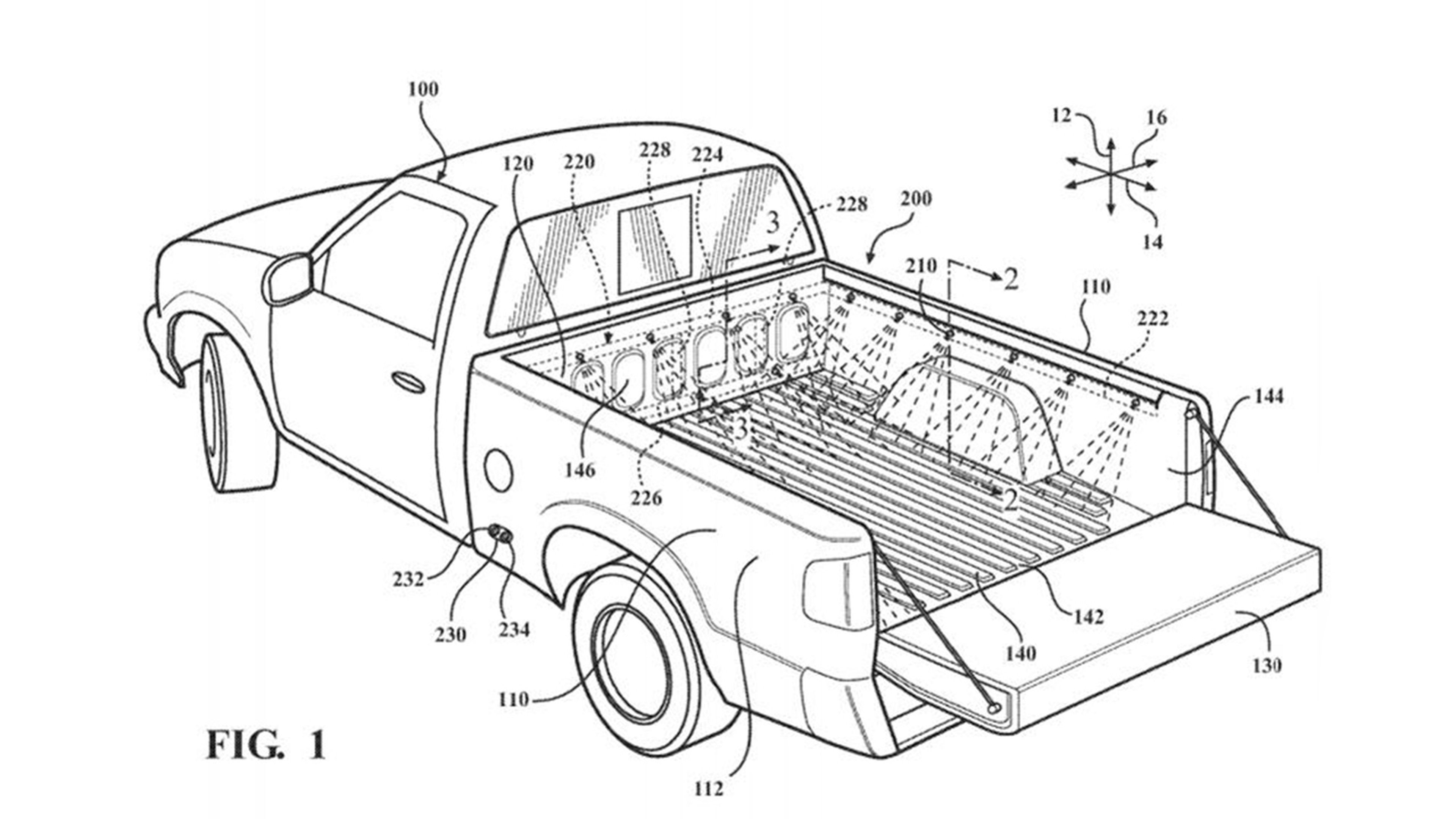Patente Toyota pick-up