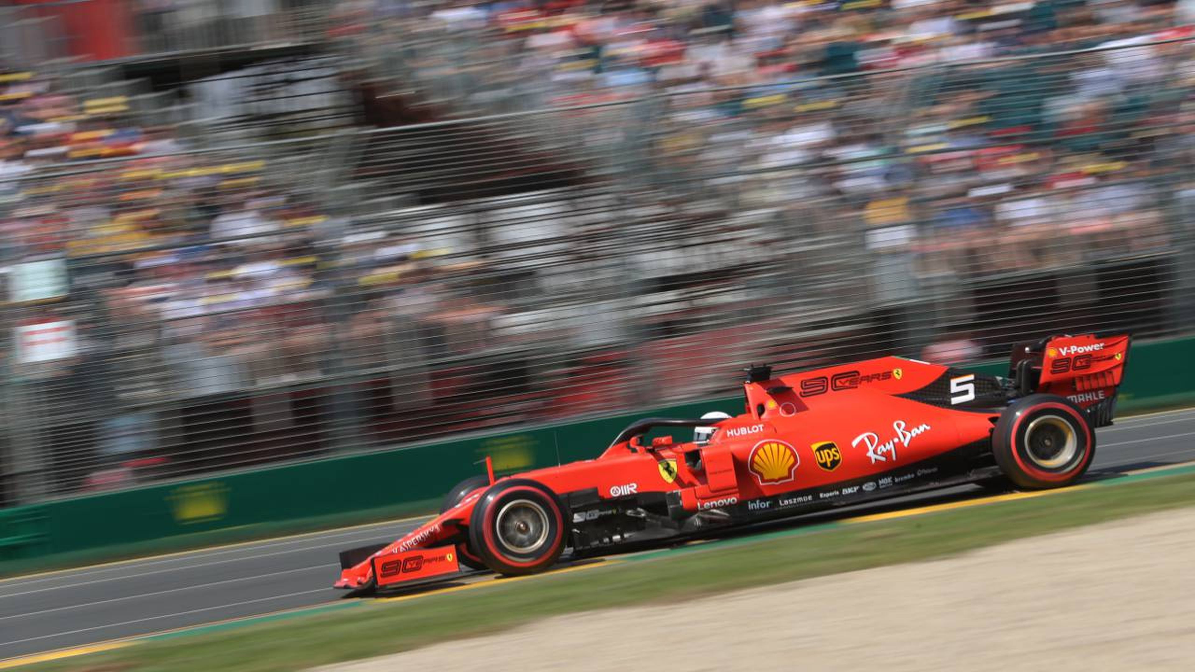 Sebastian Vettel tras la clasificación de Australia