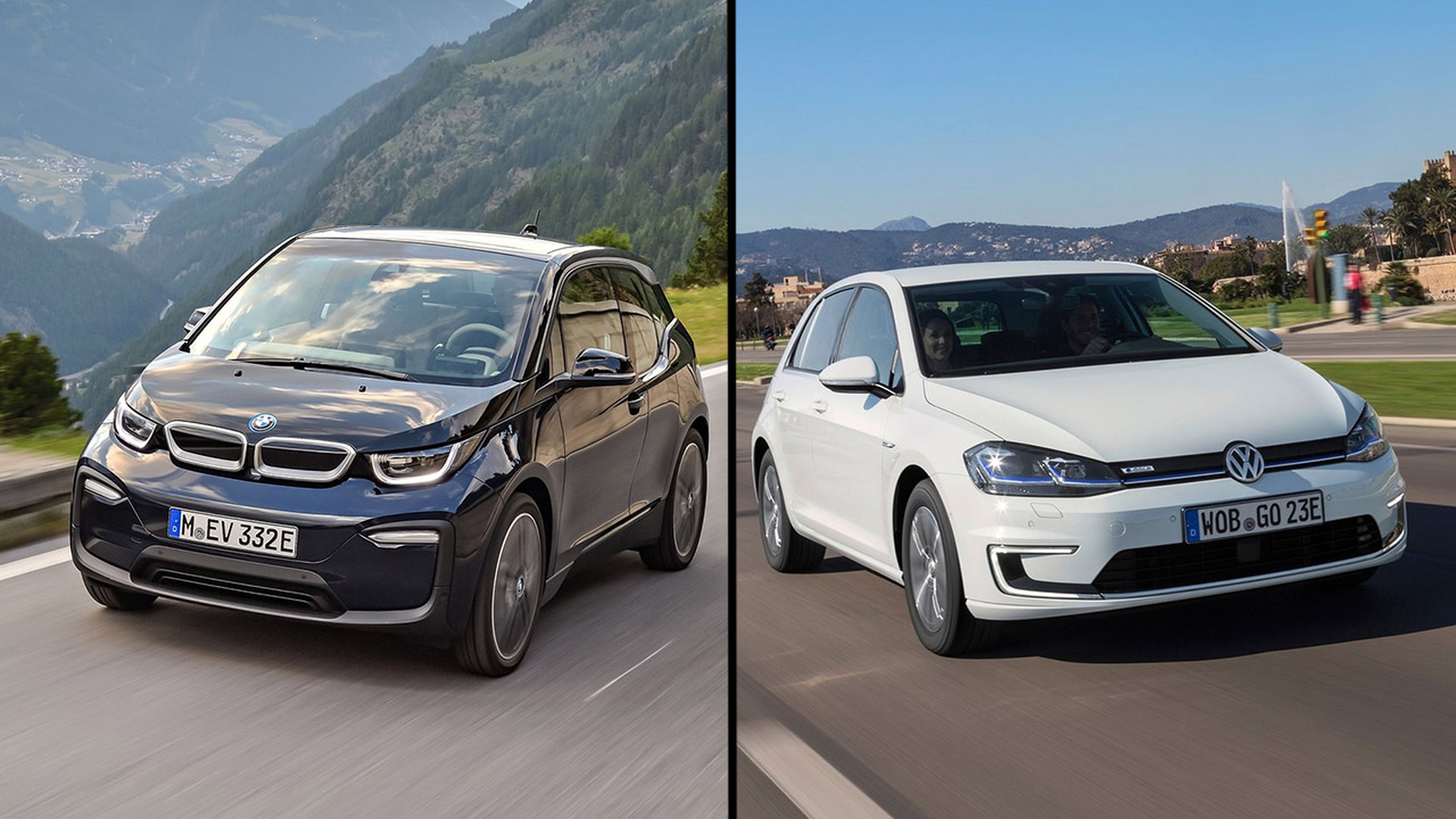 Volkswagen e-Golf vs BMW i3