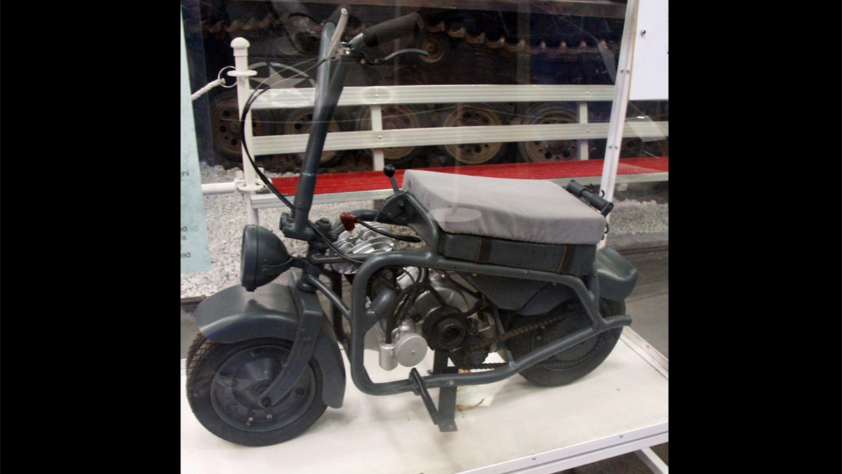 Volugrafo Aermoto 125: la minimoto voladora protagonista en la Segunda  Guerra Mundial -- Motos -- Motos -