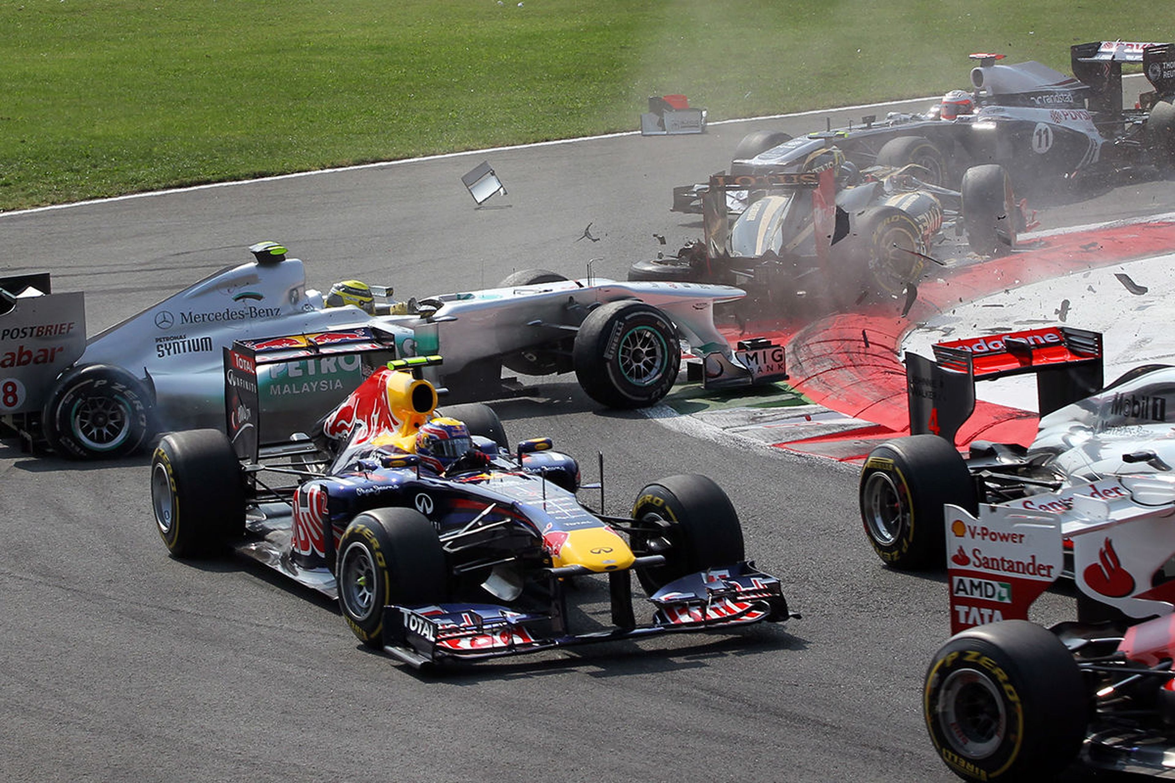 Los accidentes más espectaculares de la F1