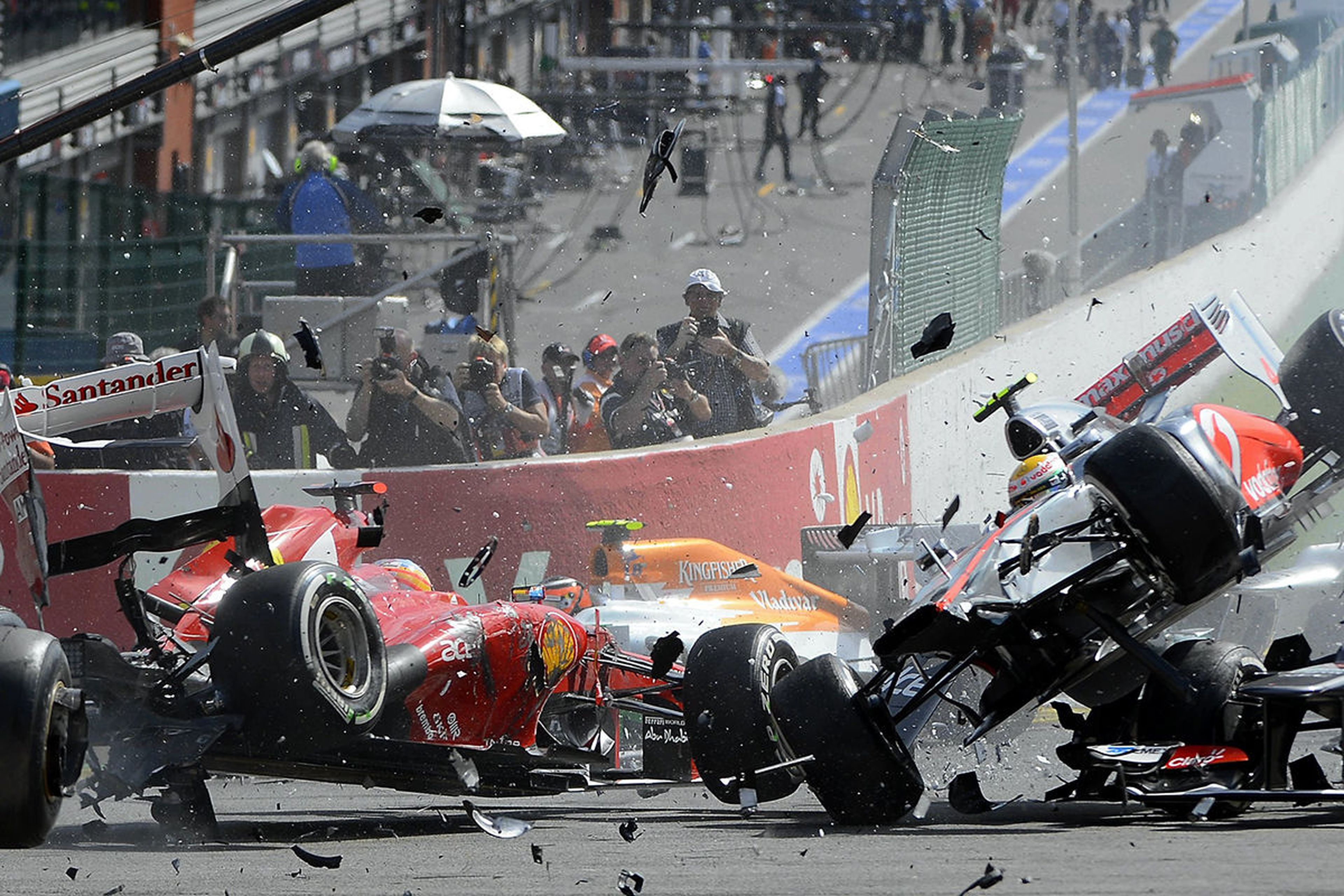 Los accidentes más espectaculares de la F1