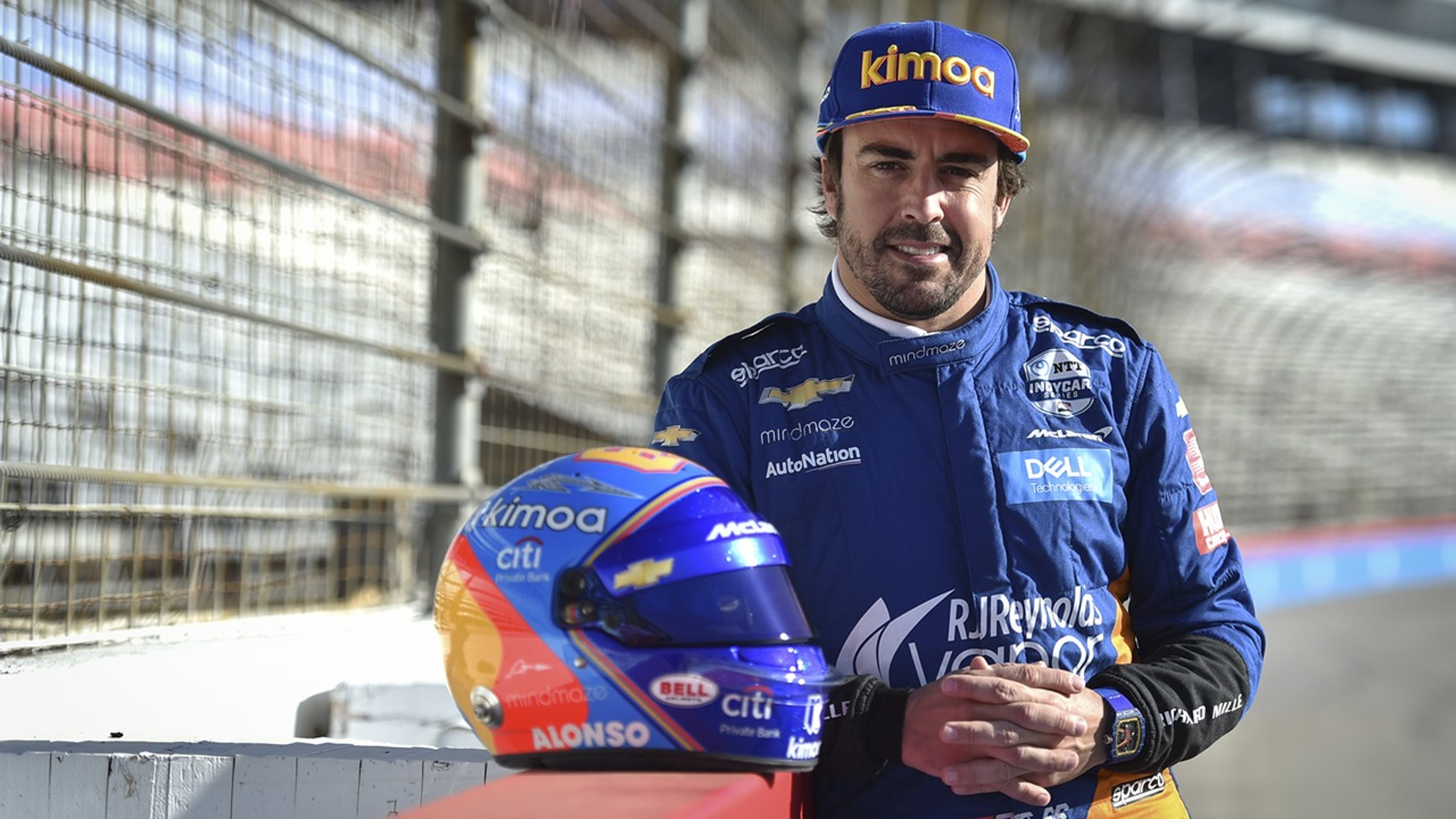 Alonso test Indycar
