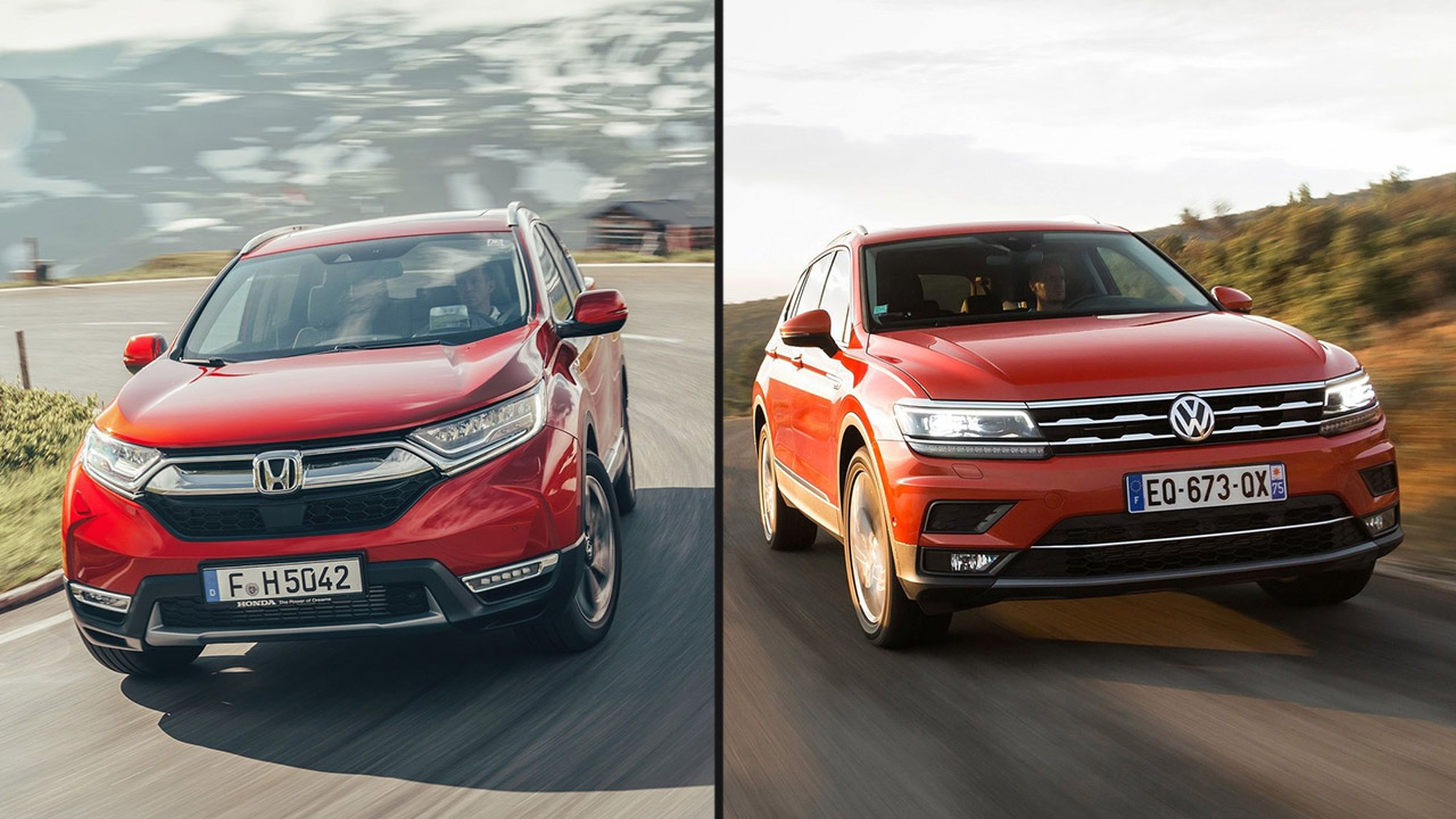 Honda CR-V 2019 vs Volkswagen Tigual Allspace