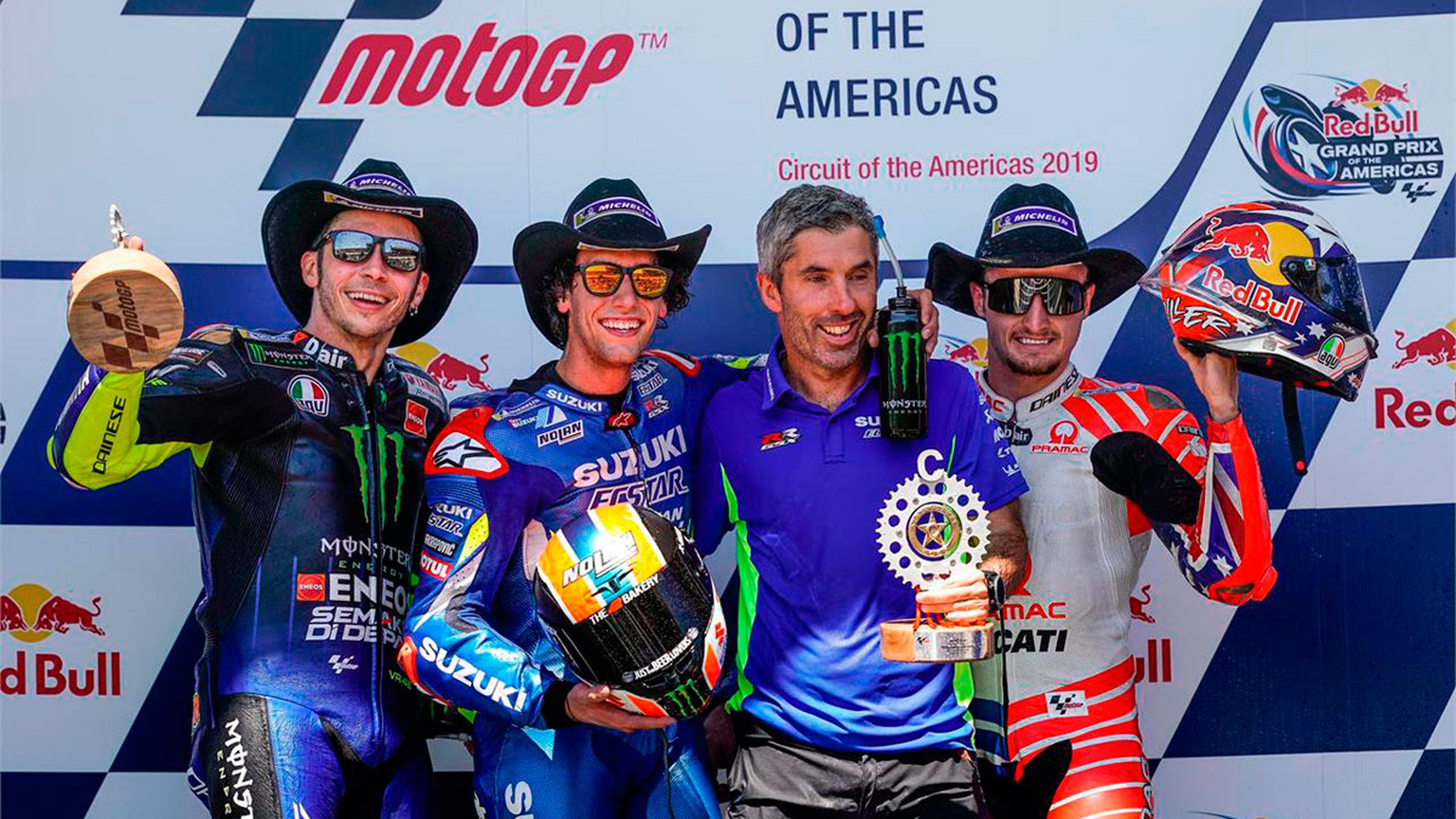podio MotoGP Austin 2019