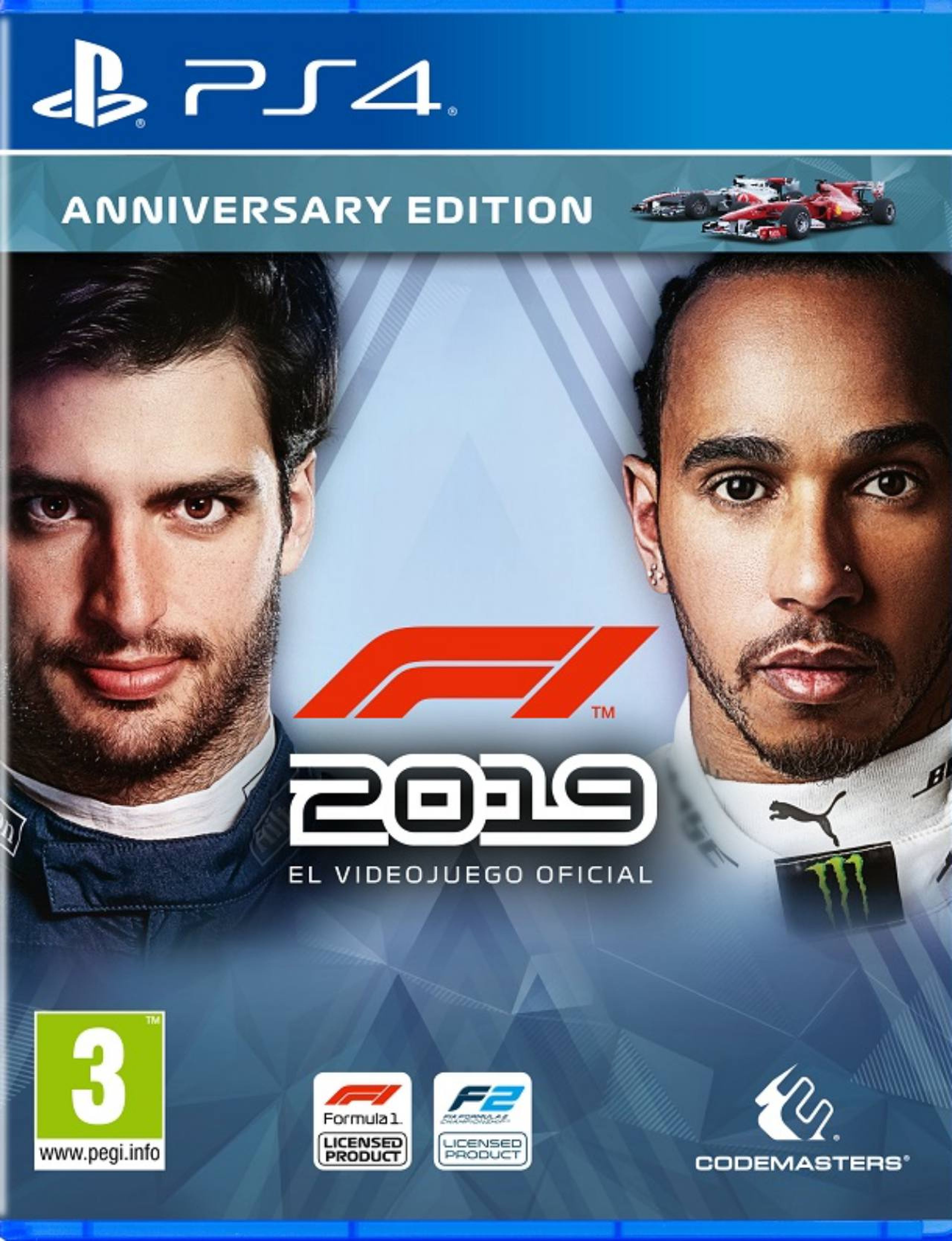 Portada del videojuego F1 2019