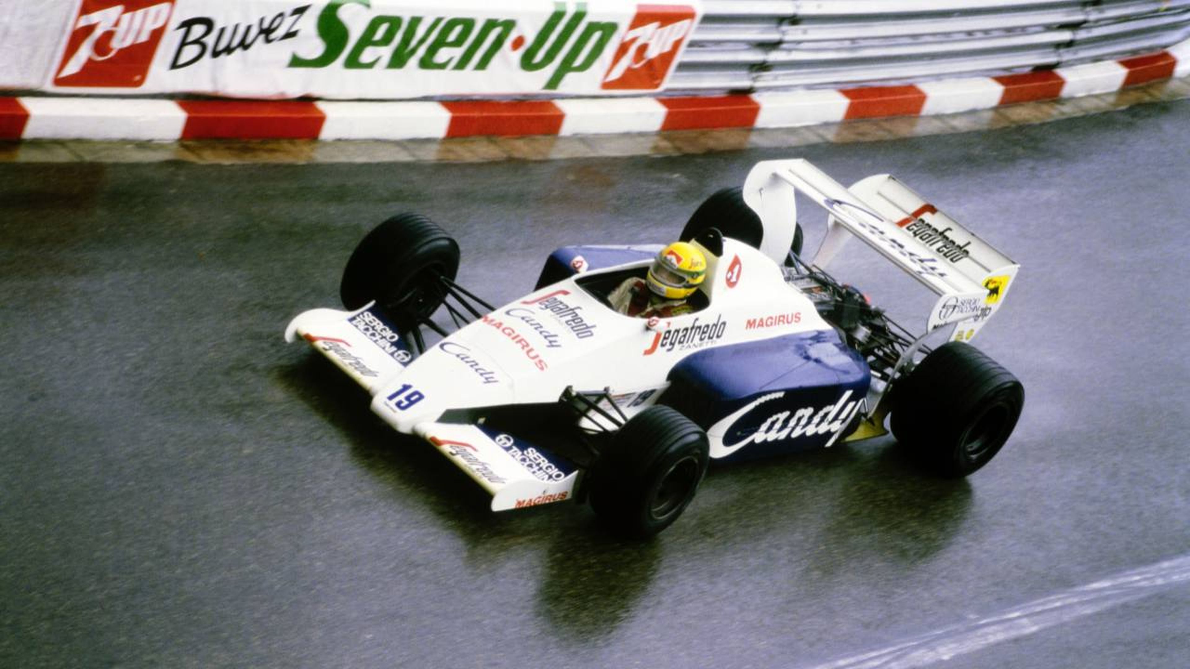 Ayrton Senna con Toleman en Mónaco