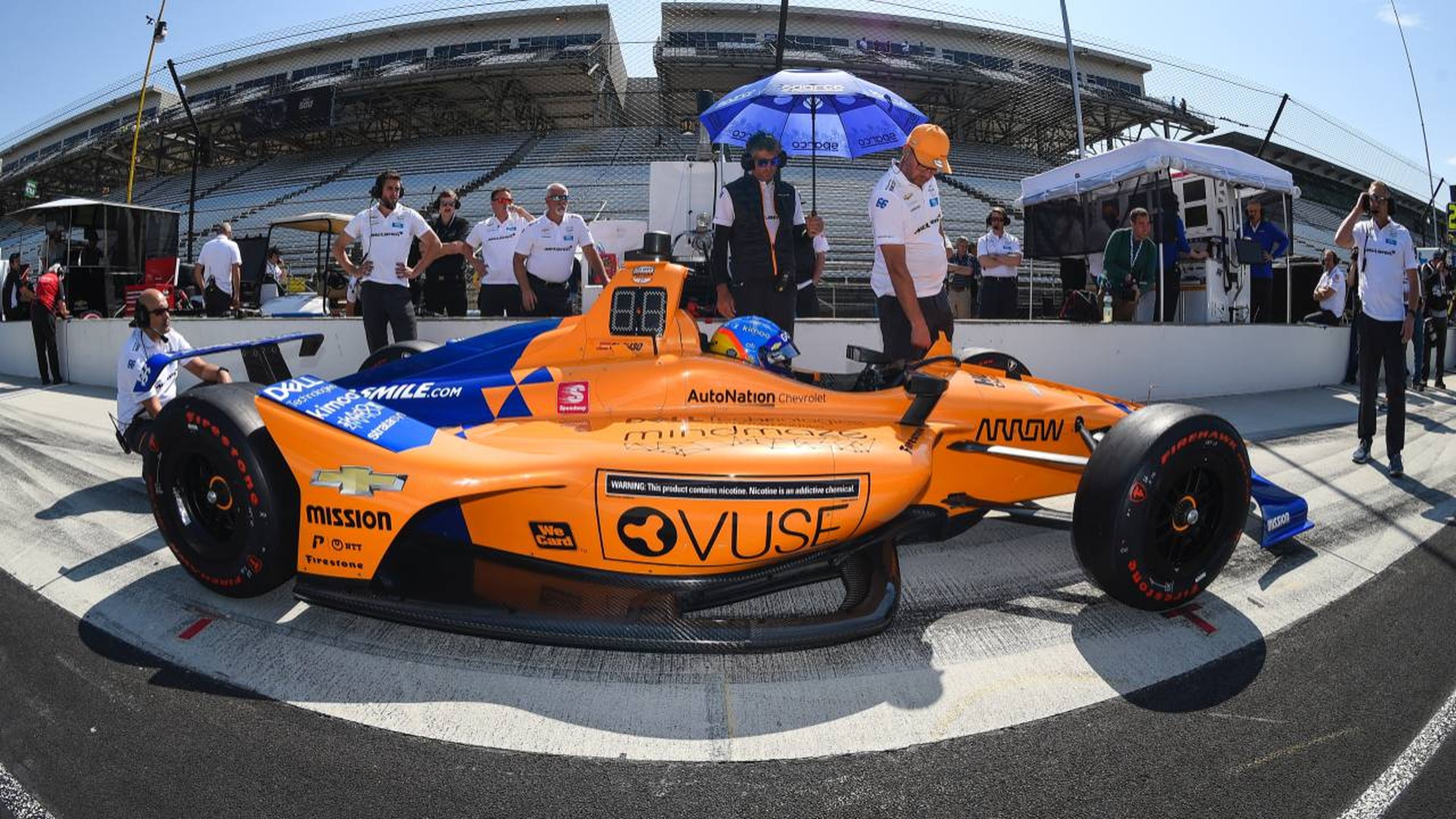 Vídeo: Así es el coche de Fernando Alonso para las 500 Millas de