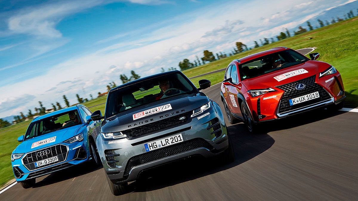 Comparativa: Range Rover Evoque 2019 vs Audi Q3 y el Lexus UX