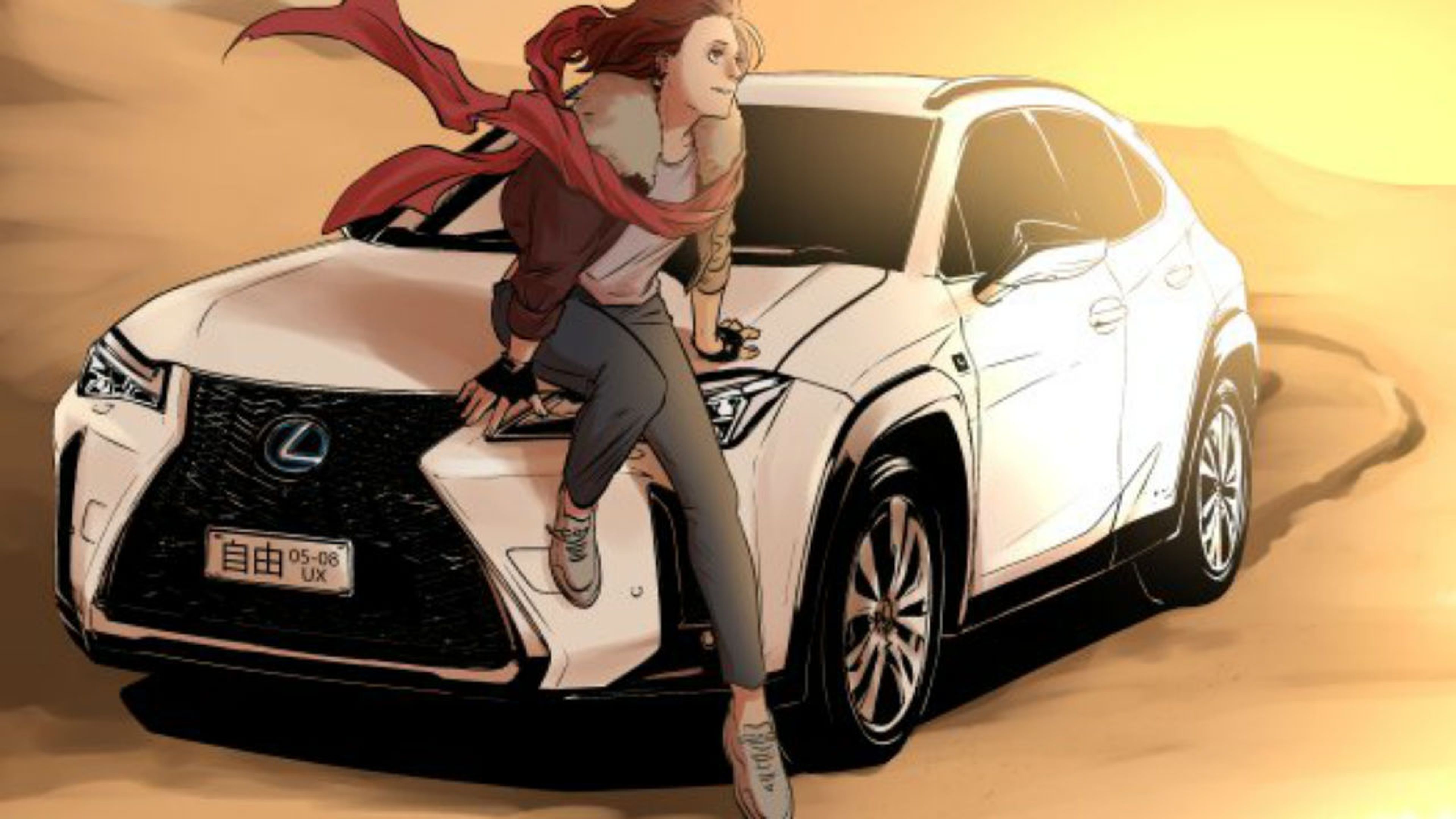 Lexus al estilo manga
