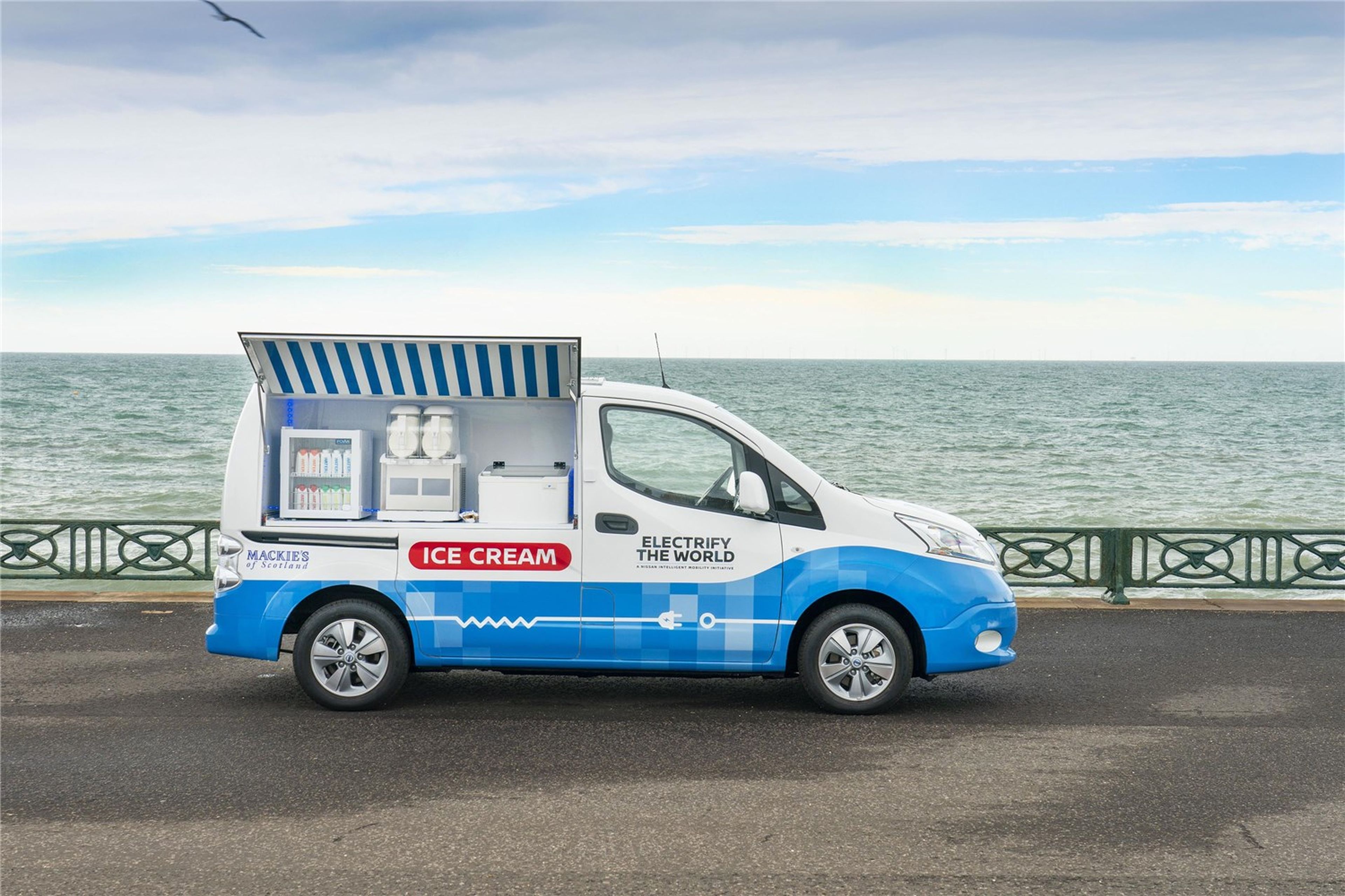 Nissan crea una furgoneta de reparto de helado cero emisiones