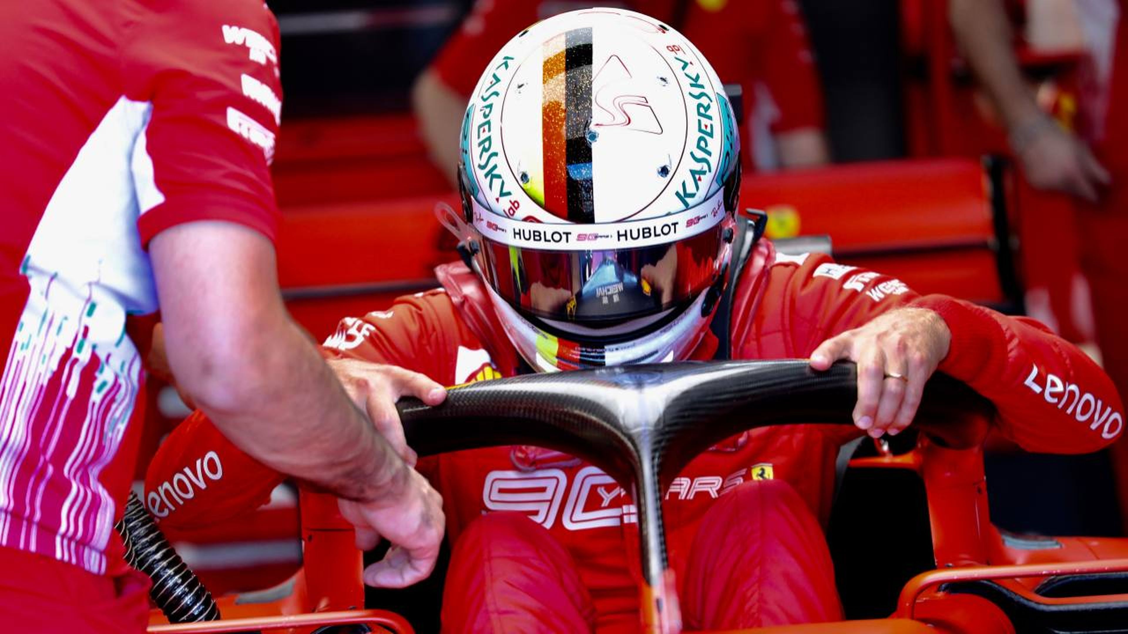 Sebastian Vettel en el GP Francia 2019
