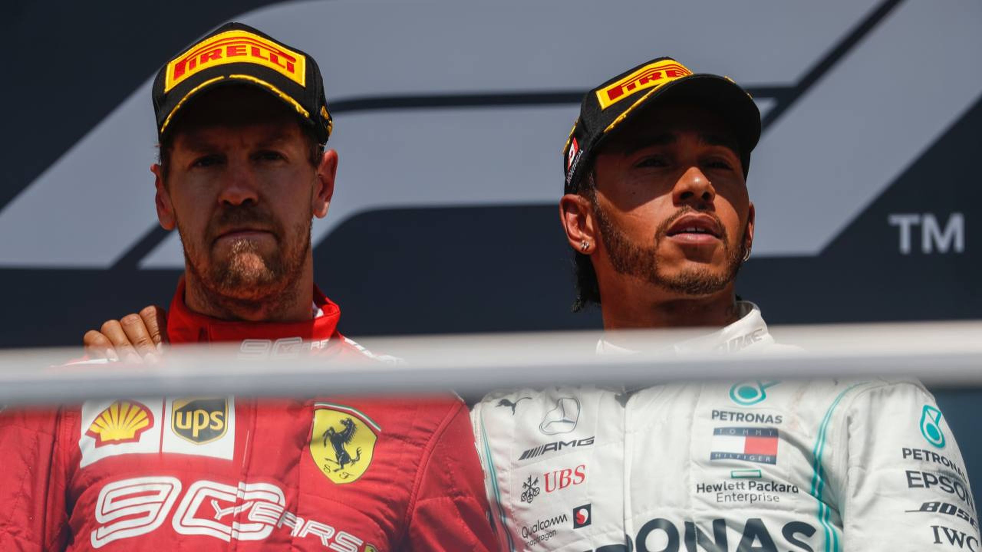 Vettel y Hamilton en Canadá