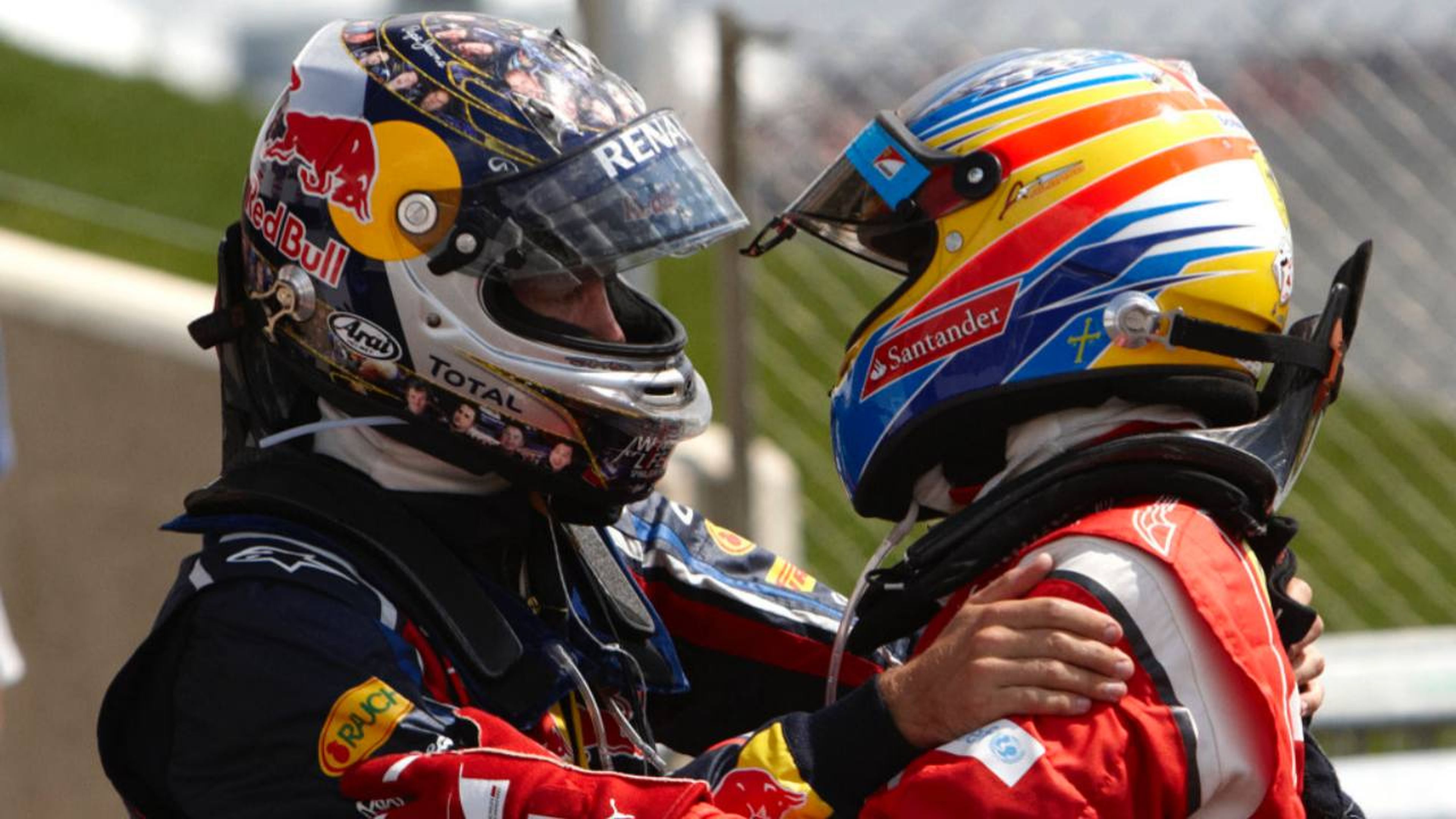 Alonso y Vettel en Silverstone 2011